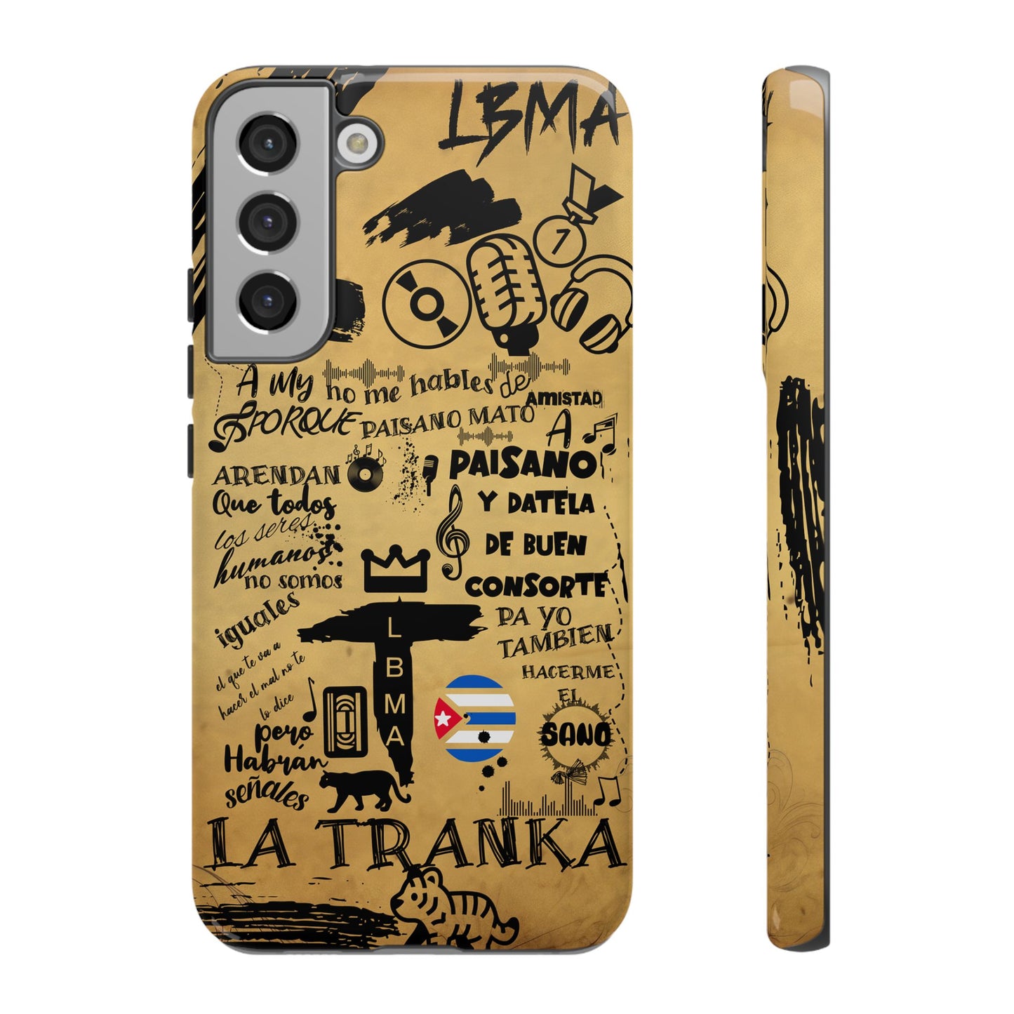 FUNDA PARA TELEFONO, LBMA, TAIGUER, LA TRANKA, ASERE, QUE BOLA,