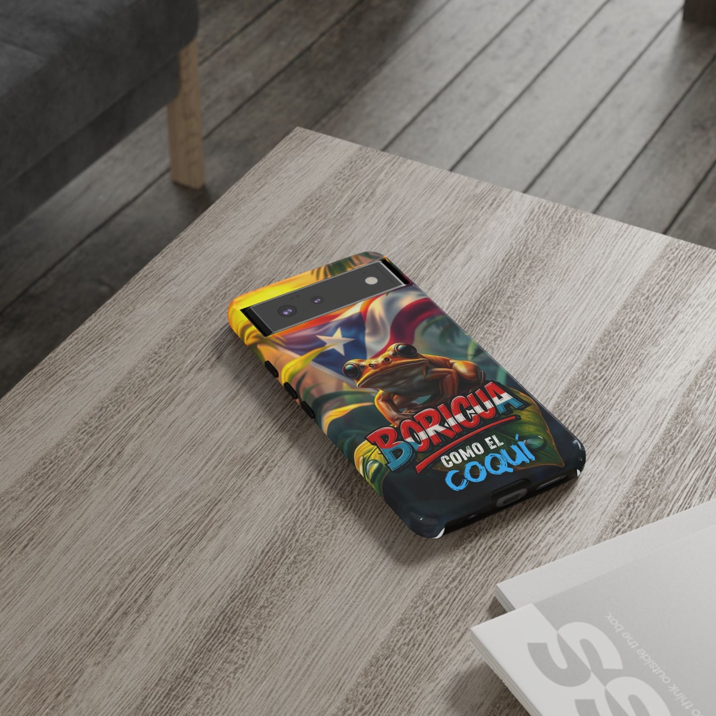 Boricua Coqui Phone Case | Tough Cases | Puerto Rican Pride, Unique Gift, Tropical Vibes, Phone Accessory, Celebration of Culture