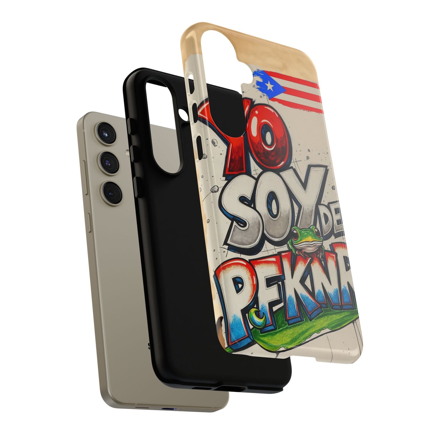 YO SOY DE PFKNR, Cases Phone Case for Unapologetic Style, Gift for Trendsetters, Urban Art Design, Fun Decor for Any Occasion, PUERTO RICO, COQUI
