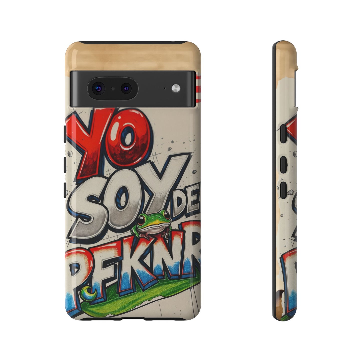 YO SOY DE PFKNR, Cases Phone Case for Unapologetic Style, Gift for Trendsetters, Urban Art Design, Fun Decor for Any Occasion, PUERTO RICO, COQUI