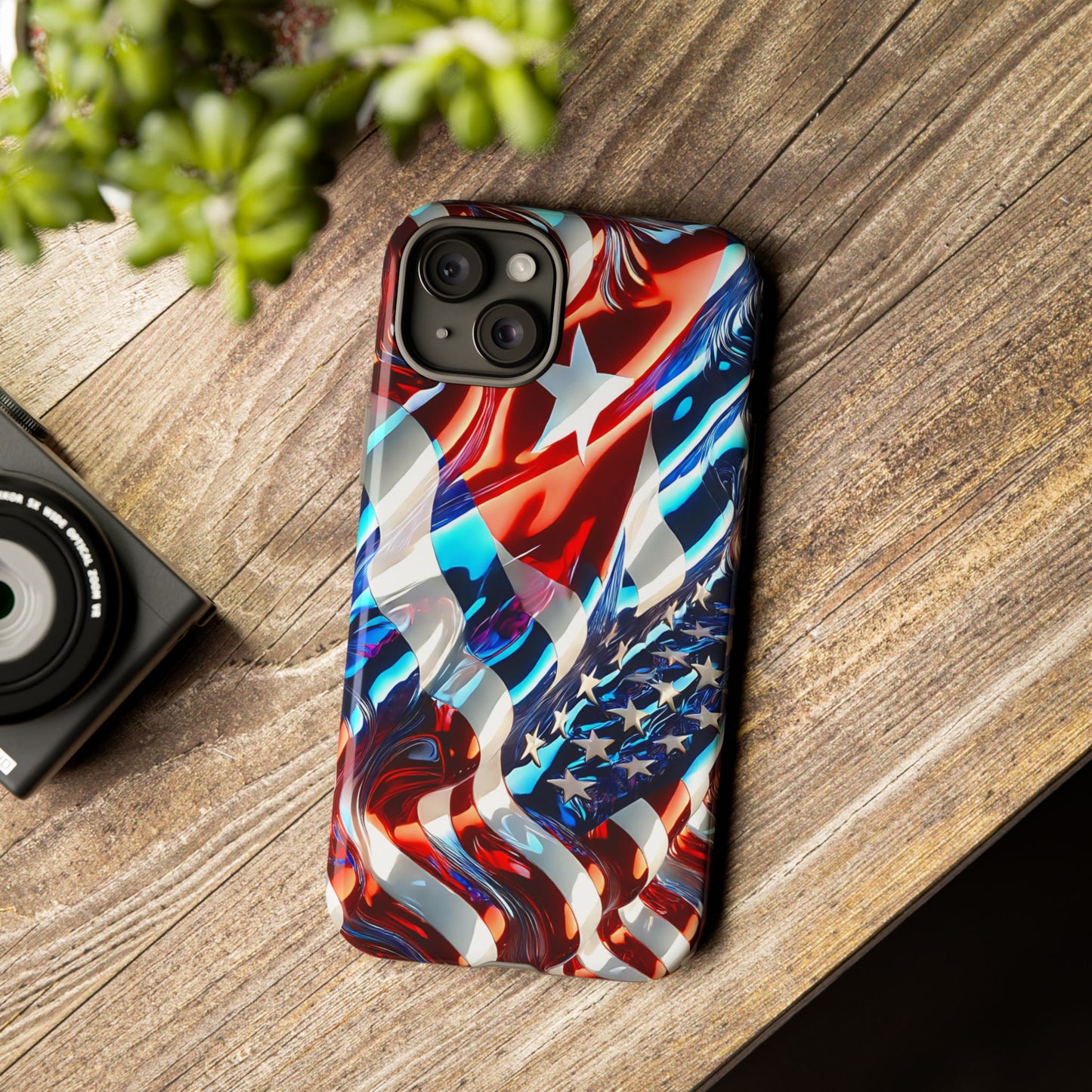 FUNDA PARA TELEFONO BANDERA DE CUBA Y ESTADOS UNIDOS, BRILLO CALIDADI, ASERE