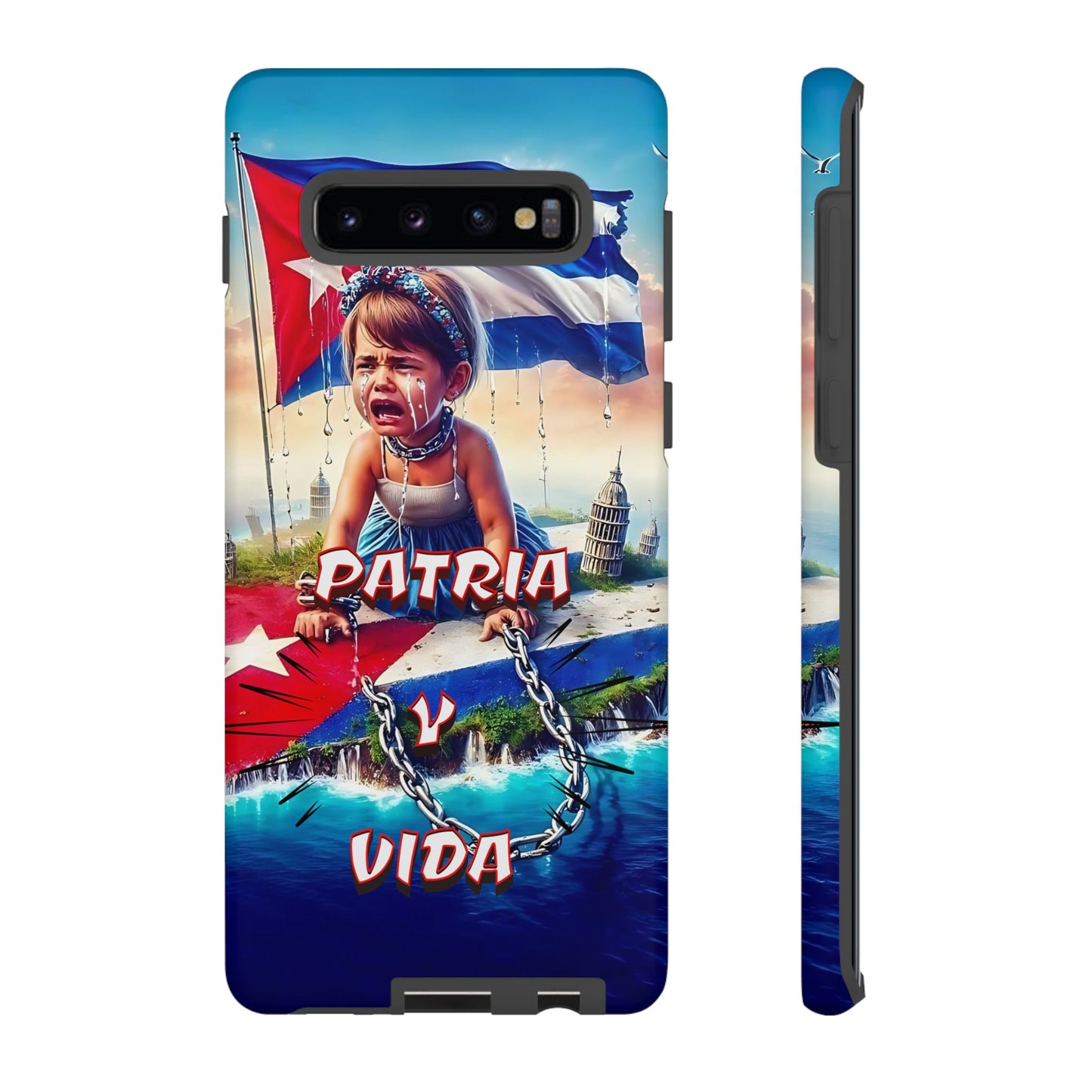 FUNDA DE TELEFONO, CUBA, PATRIA Y VIDA, IPHONE, SAMSUNG