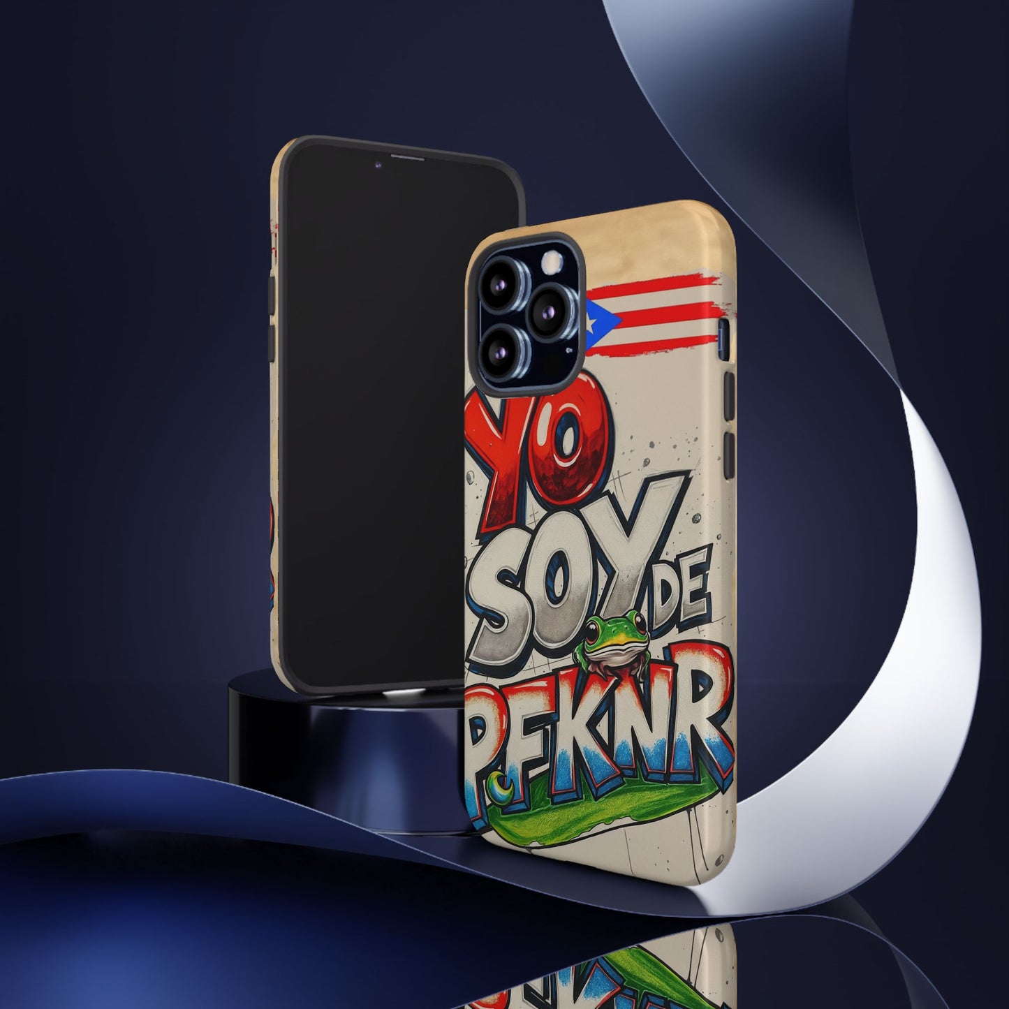 YO SOY DE PFKNR, Cases Phone Case for Unapologetic Style, Gift for Trendsetters, Urban Art Design, Fun Decor for Any Occasion, PUERTO RICO, COQUI