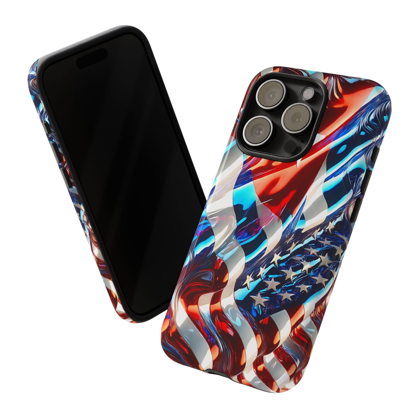 FUNDA PARA TELEFONO BANDERA DE CUBA Y ESTADOS UNIDOS, BRILLO CALIDADI, ASERE