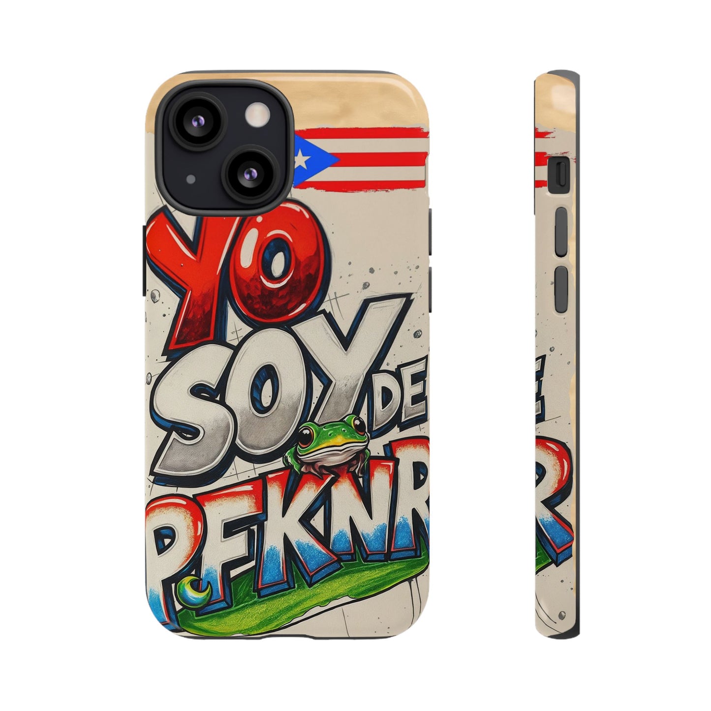 YO SOY DE PFKNR, Cases Phone Case for Unapologetic Style, Gift for Trendsetters, Urban Art Design, Fun Decor for Any Occasion, PUERTO RICO, COQUI