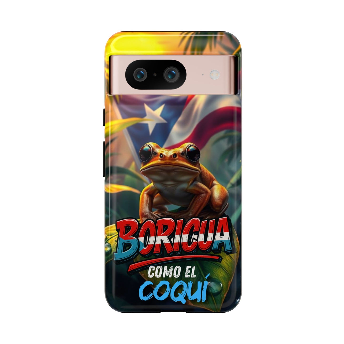 Boricua Coqui Phone Case | Tough Cases | Puerto Rican Pride, Unique Gift, Tropical Vibes, Phone Accessory, Celebration of Culture