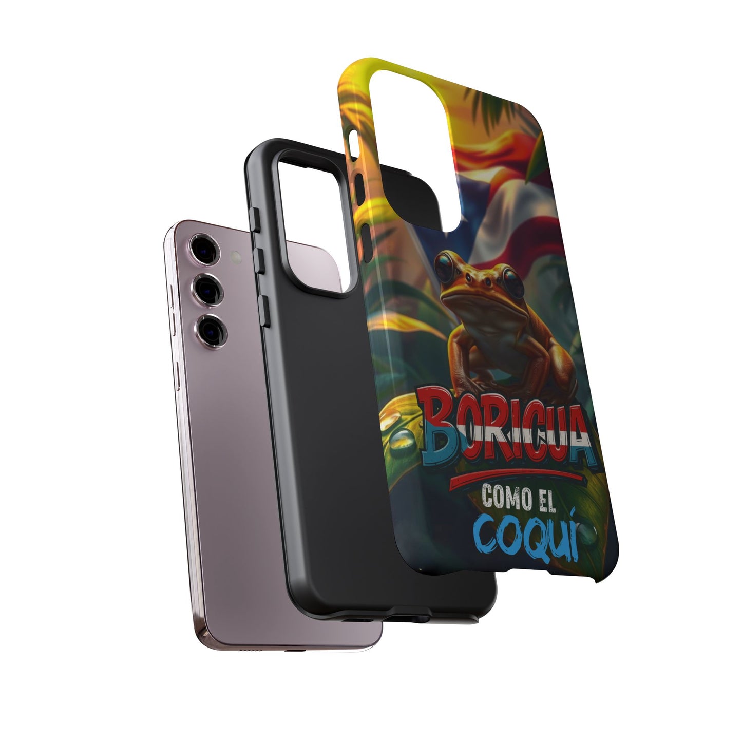Boricua Coqui Phone Case | Tough Cases | Puerto Rican Pride, Unique Gift, Tropical Vibes, Phone Accessory, Celebration of Culture