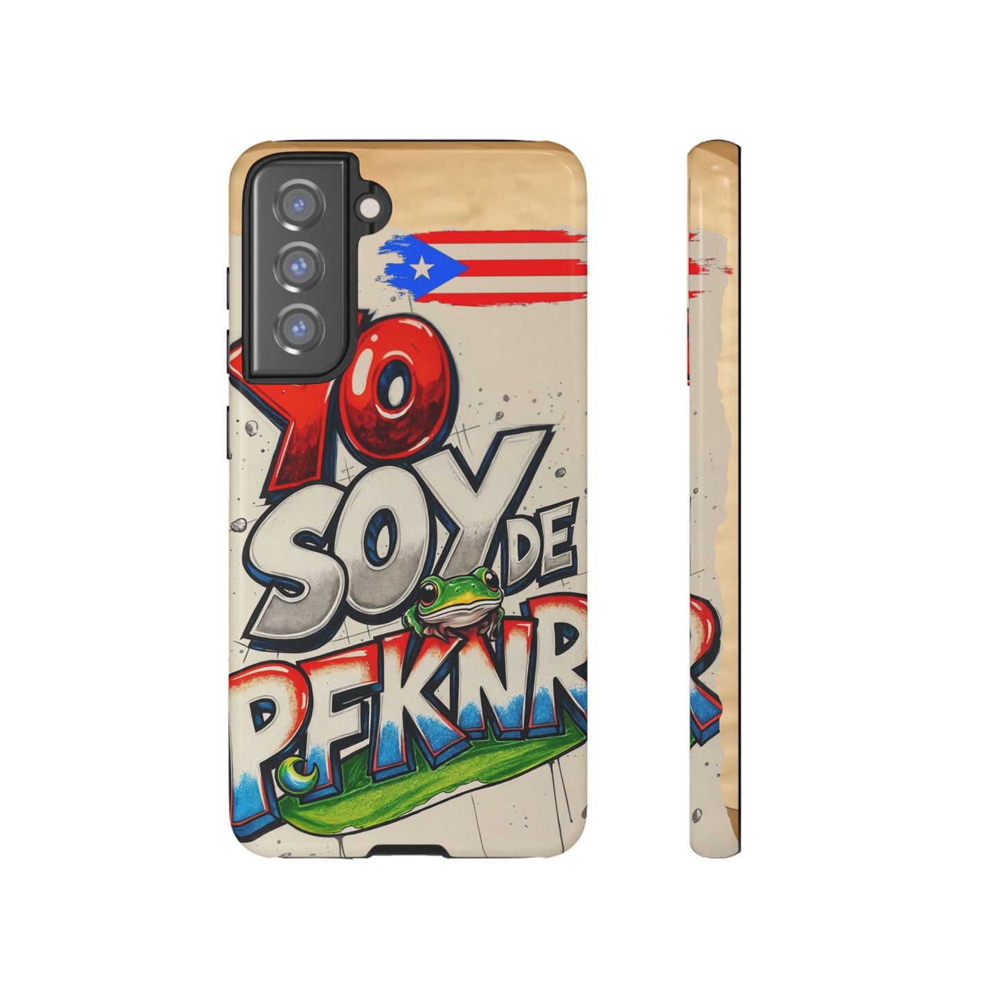 YO SOY DE PFKNR, Cases Phone Case for Unapologetic Style, Gift for Trendsetters, Urban Art Design, Fun Decor for Any Occasion, PUERTO RICO, COQUI