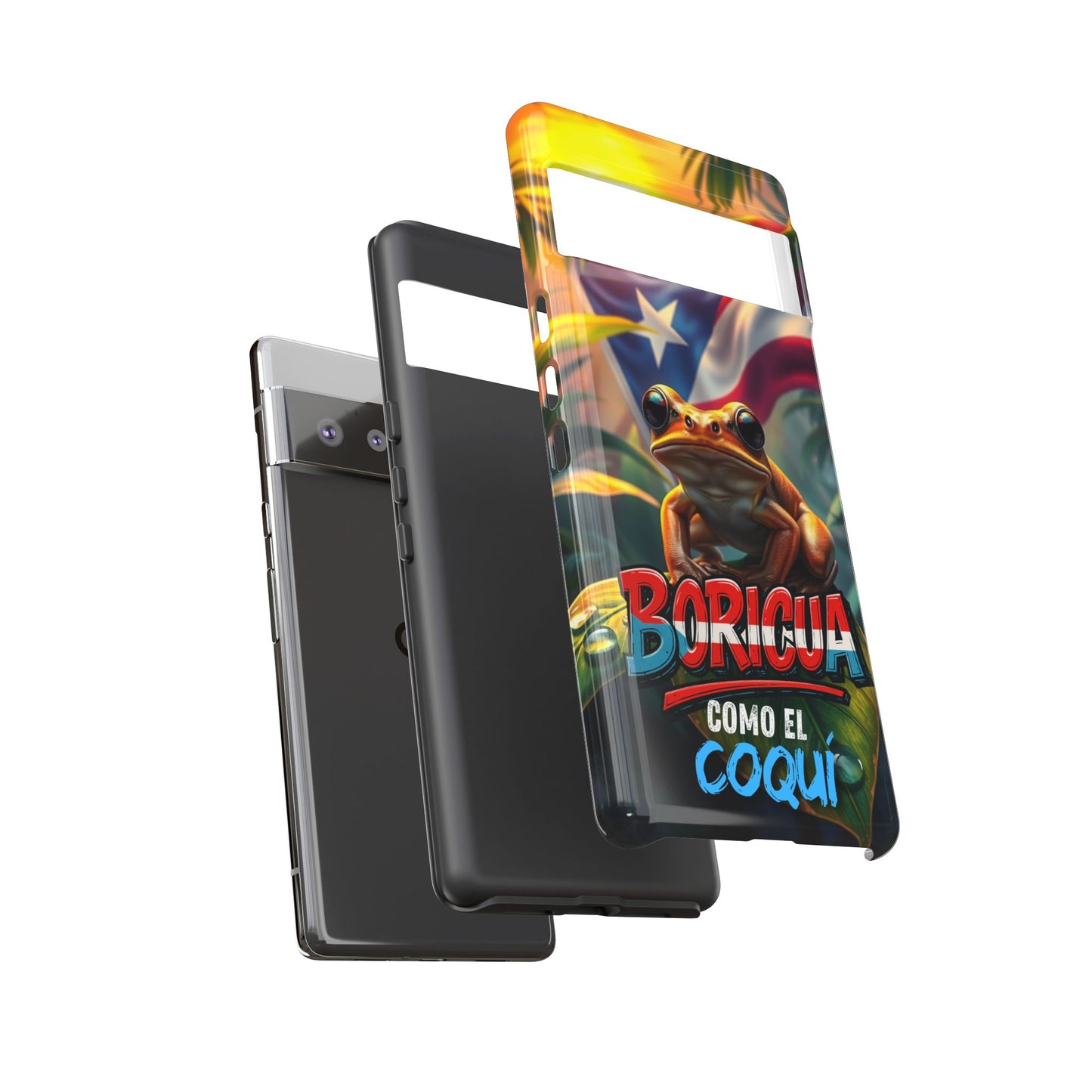Boricua Coqui Phone Case | Tough Cases | Puerto Rican Pride, Unique Gift, Tropical Vibes, Phone Accessory, Celebration of Culture