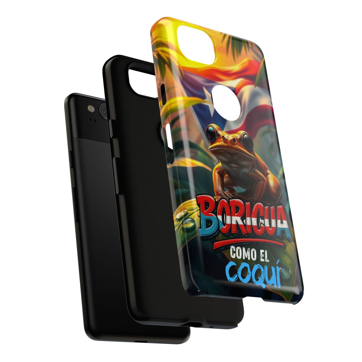Boricua Coqui Phone Case | Tough Cases | Puerto Rican Pride, Unique Gift, Tropical Vibes, Phone Accessory, Celebration of Culture