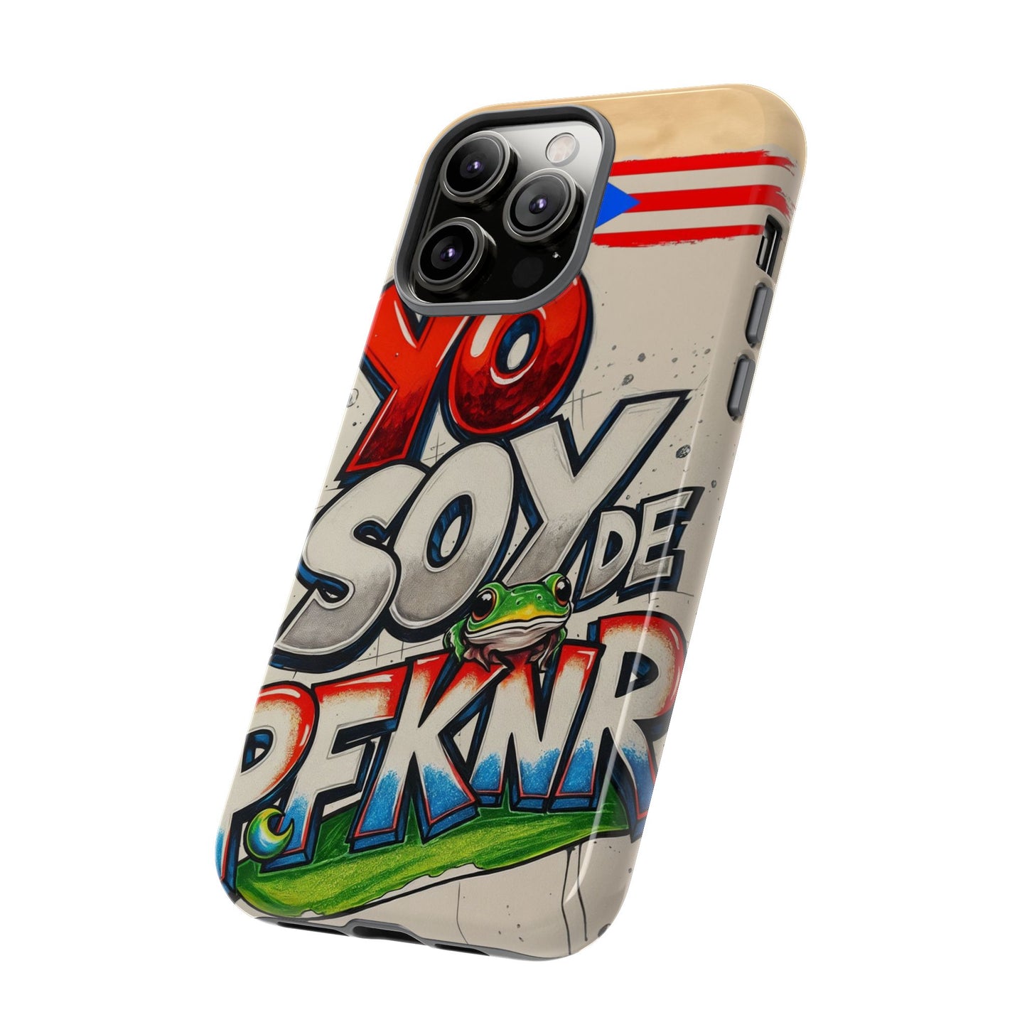 YO SOY DE PFKNR, Cases Phone Case for Unapologetic Style, Gift for Trendsetters, Urban Art Design, Fun Decor for Any Occasion, PUERTO RICO, COQUI
