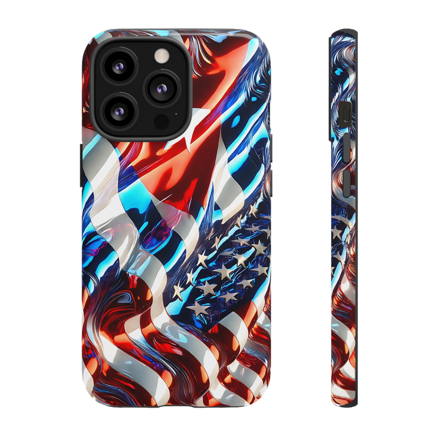 FUNDA PARA TELEFONO BANDERA DE CUBA Y ESTADOS UNIDOS, BRILLO CALIDADI, ASERE