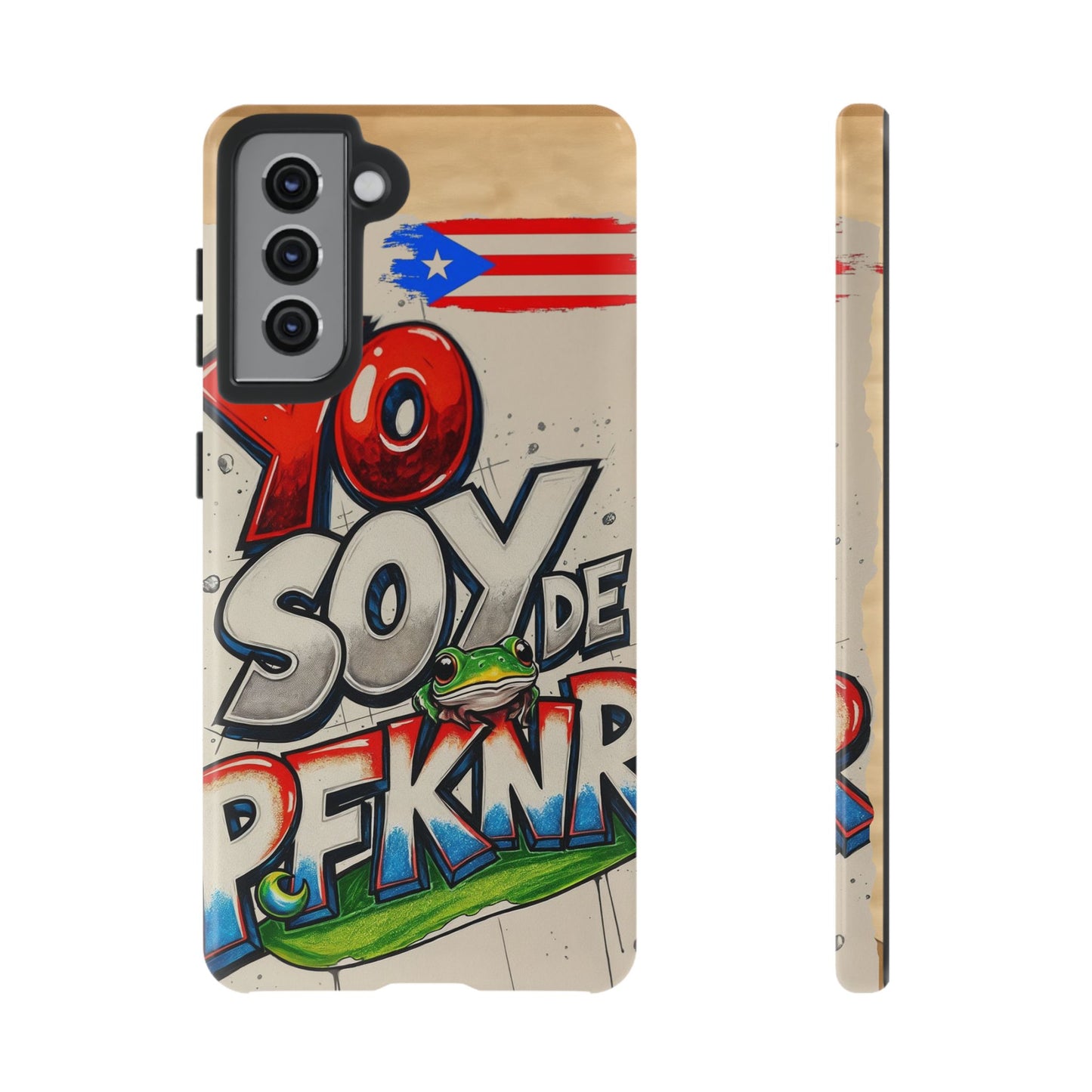 YO SOY DE PFKNR, Cases Phone Case for Unapologetic Style, Gift for Trendsetters, Urban Art Design, Fun Decor for Any Occasion, PUERTO RICO, COQUI