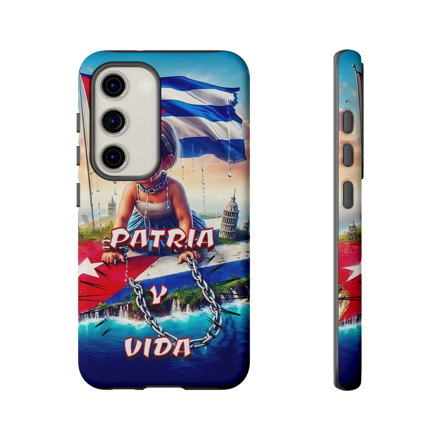 FUNDA DE TELEFONO, CUBA, PATRIA Y VIDA, IPHONE, SAMSUNG