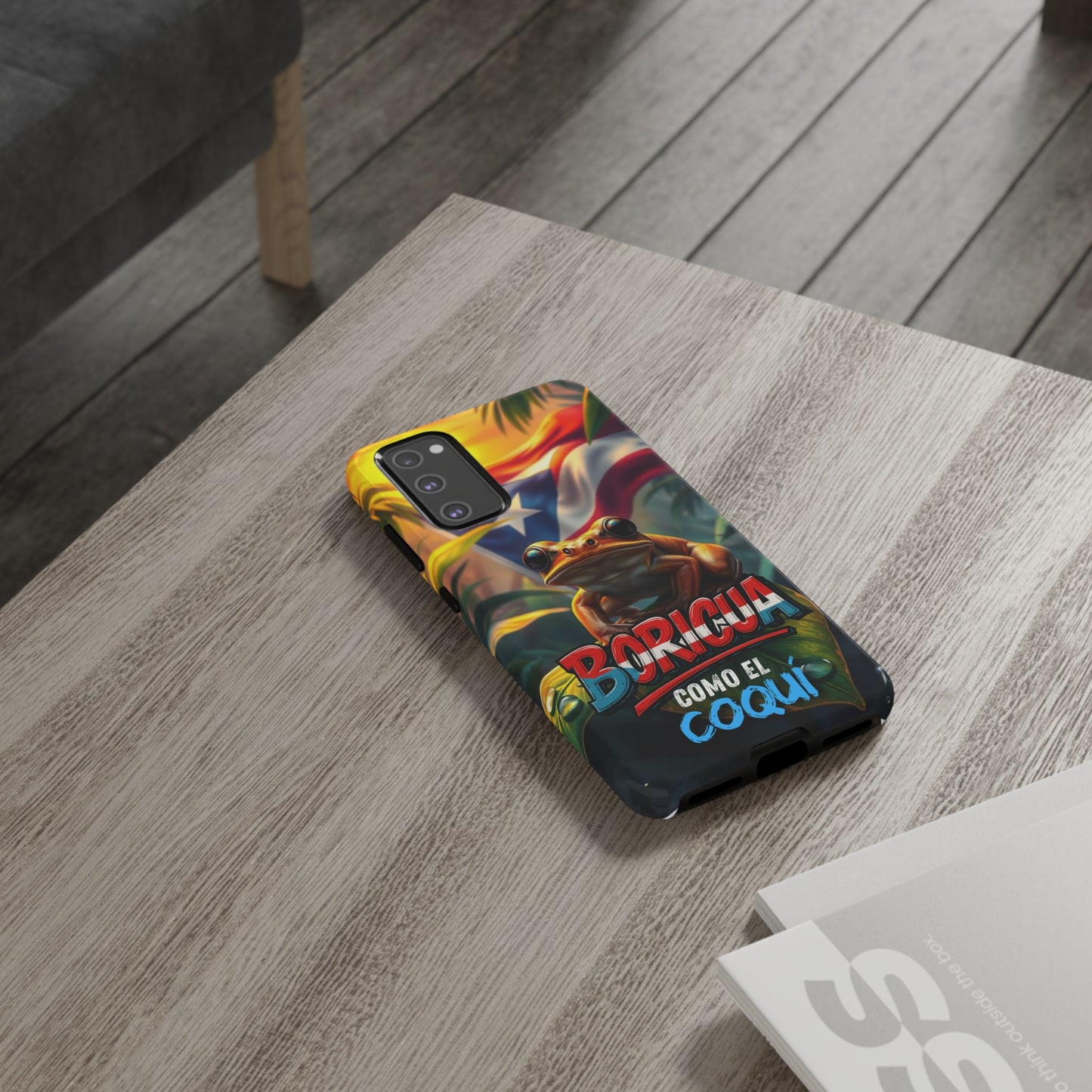 Boricua Coqui Phone Case | Tough Cases | Puerto Rican Pride, Unique Gift, Tropical Vibes, Phone Accessory, Celebration of Culture