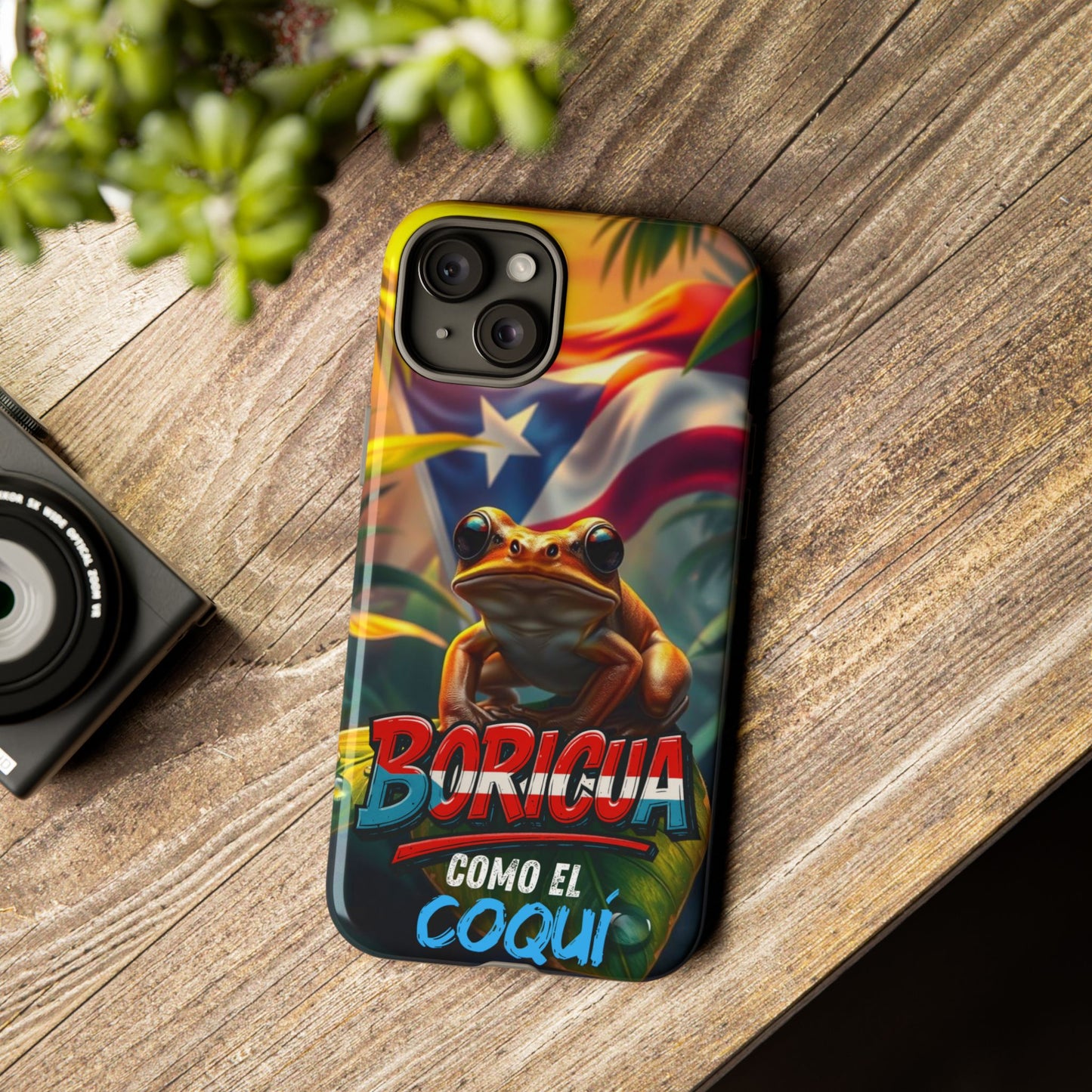 Boricua Coqui Phone Case | Tough Cases | Puerto Rican Pride, Unique Gift, Tropical Vibes, Phone Accessory, Celebration of Culture