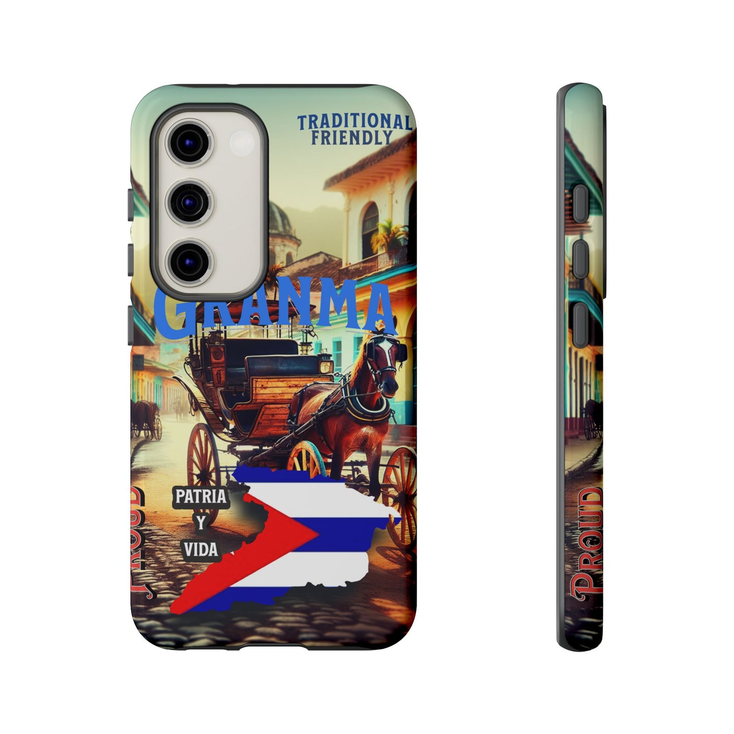 FUNDA DE TELEFONO, GRANMA, CUBA, PATRIA Y VIDA, IPHONE, SAMSUNG