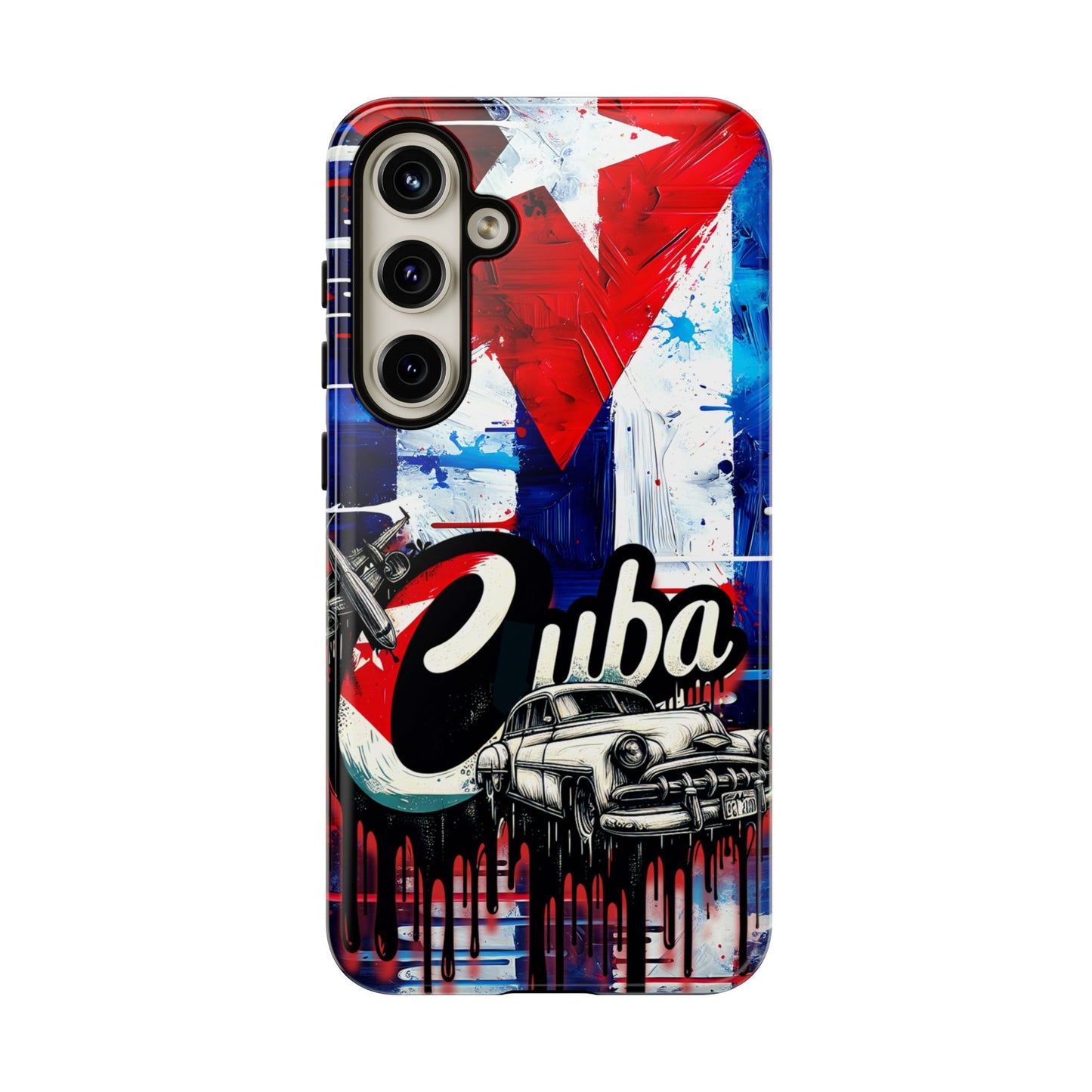 FUNDAS PARA TELEFONOS SAMSUNG, IPHONE, CON BANDERA DE CUBA, COLORES BRILLANTES, COLOTRES VIVOS TELEFONOS PARA CUBA