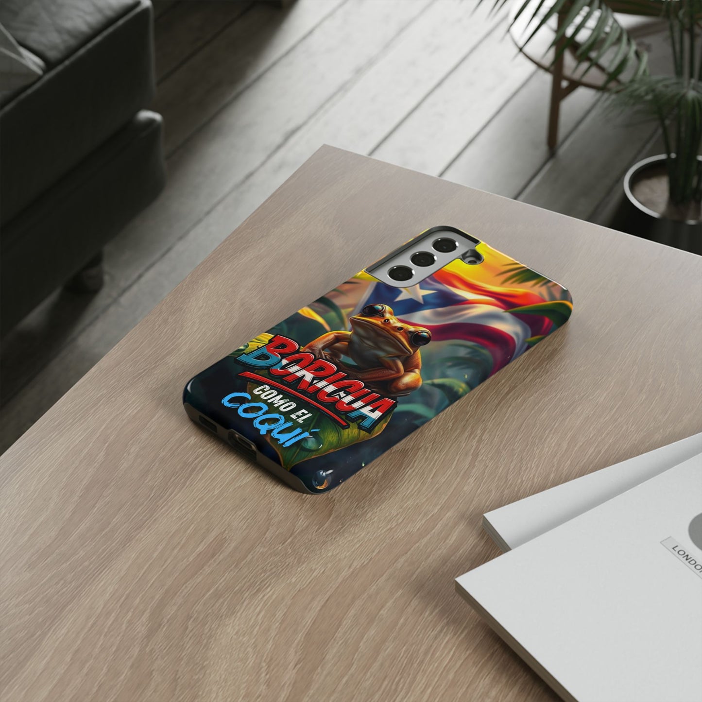 Boricua Coqui Phone Case | Tough Cases | Puerto Rican Pride, Unique Gift, Tropical Vibes, Phone Accessory, Celebration of Culture