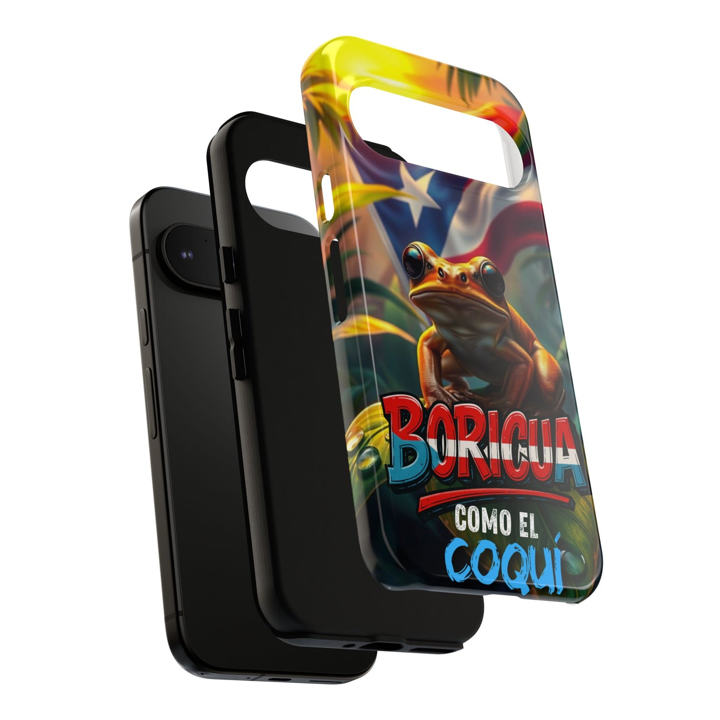 Boricua Coqui Phone Case | Tough Cases | Puerto Rican Pride, Unique Gift, Tropical Vibes, Phone Accessory, Celebration of Culture