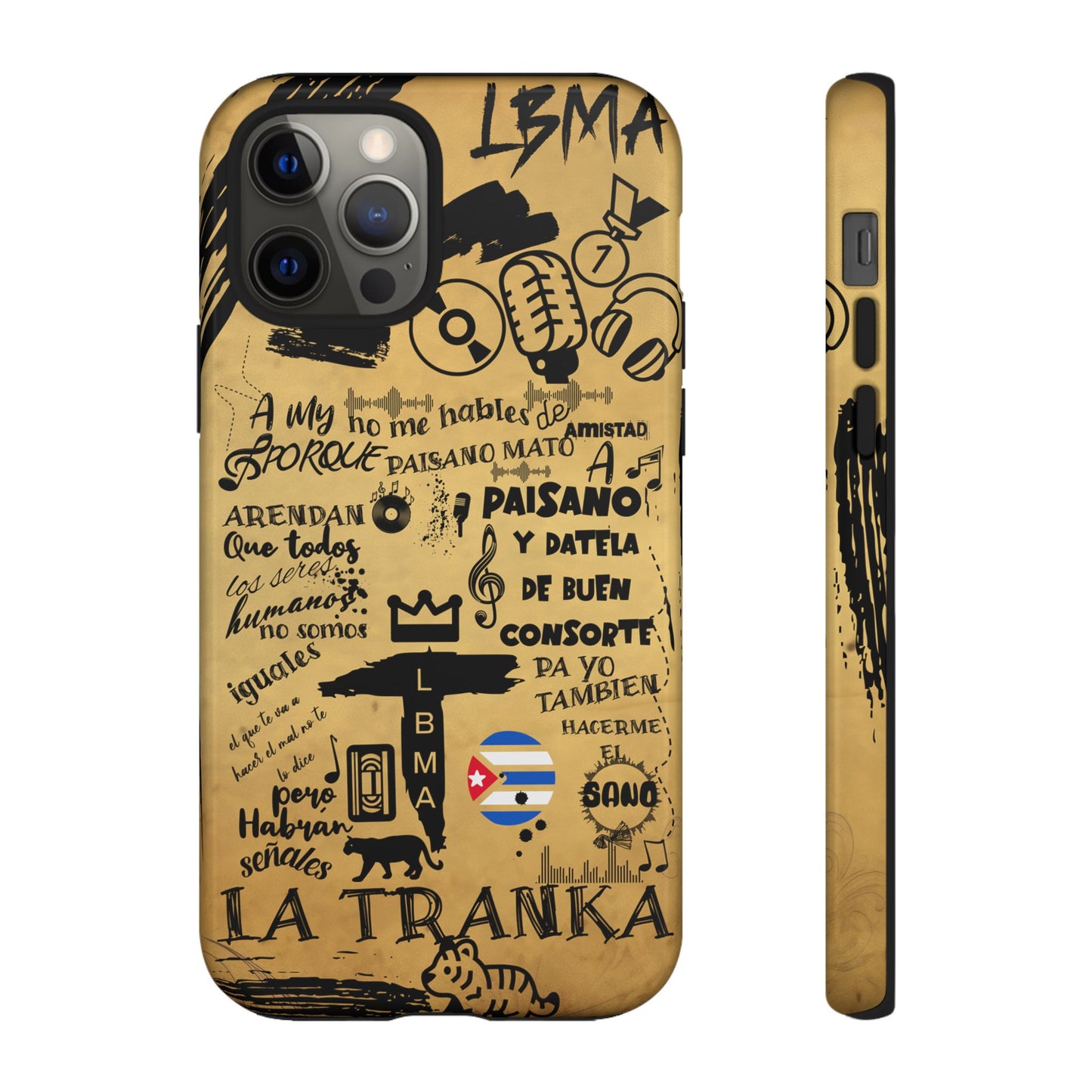 FUNDA PARA TELEFONO, LBMA, TAIGUER, LA TRANKA, ASERE, QUE BOLA,