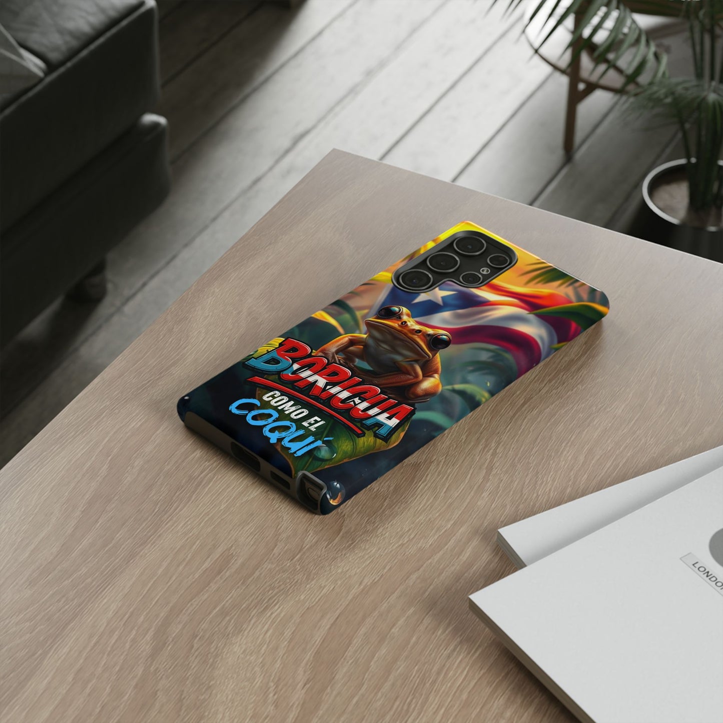 Boricua Coqui Phone Case | Tough Cases | Puerto Rican Pride, Unique Gift, Tropical Vibes, Phone Accessory, Celebration of Culture