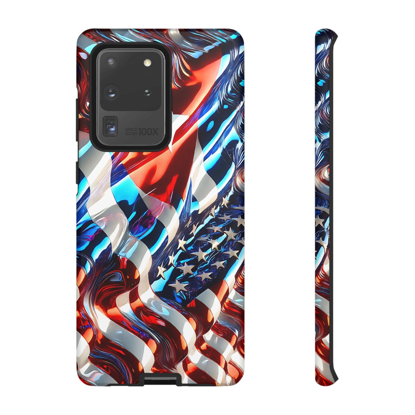 FUNDA PARA TELEFONO BANDERA DE CUBA Y ESTADOS UNIDOS, BRILLO CALIDADI, ASERE