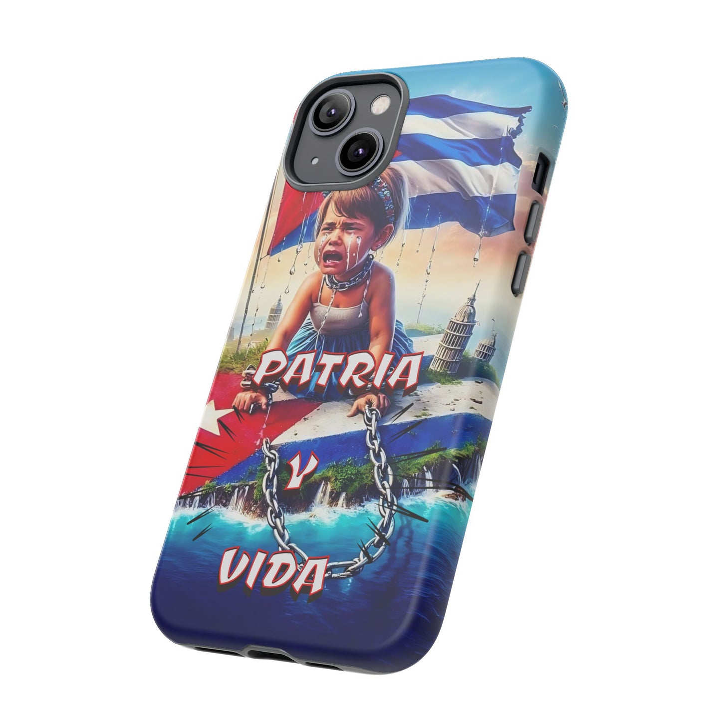 FUNDA DE TELEFONO, CUBA, PATRIA Y VIDA, IPHONE, SAMSUNG