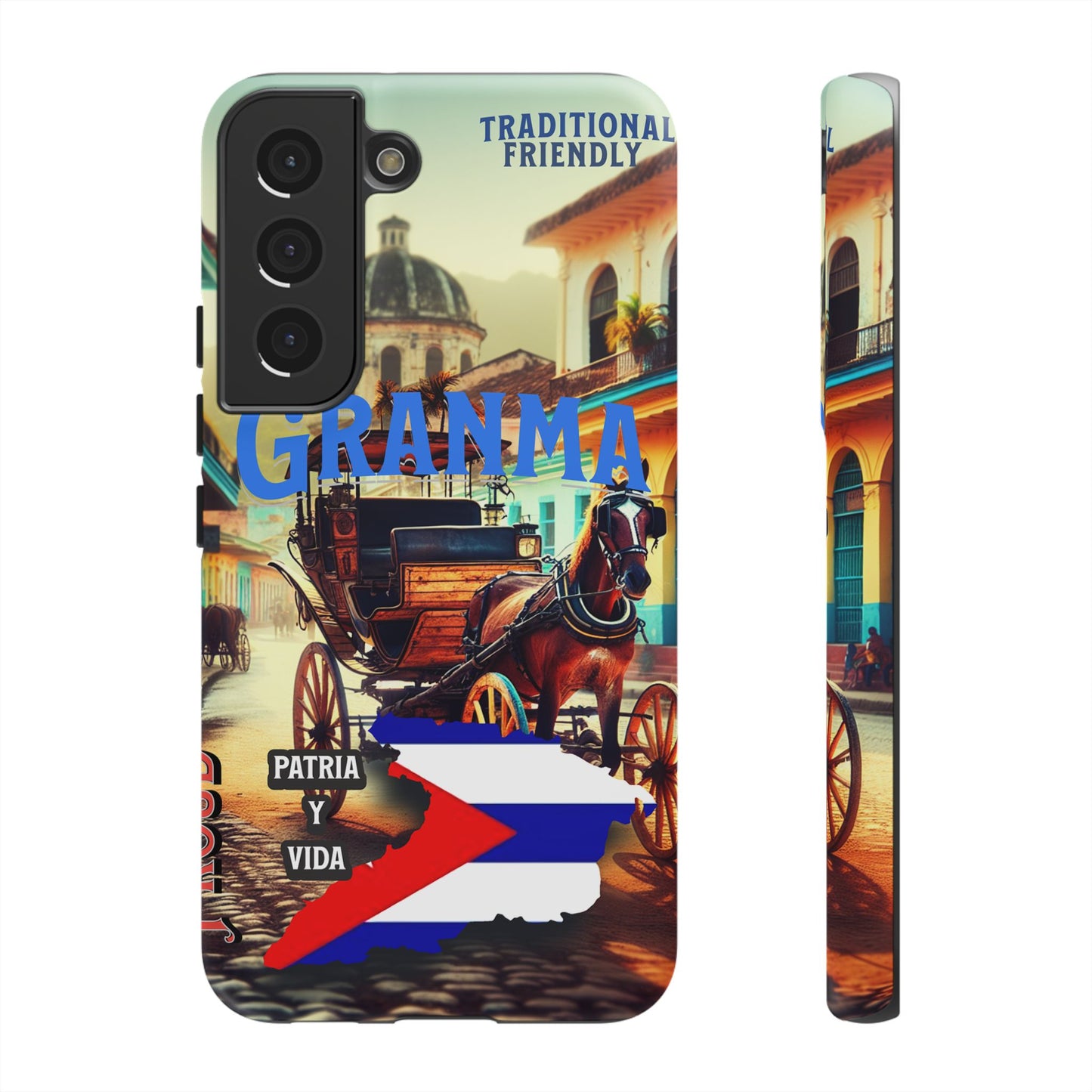 FUNDA DE TELEFONO, GRANMA, CUBA, PATRIA Y VIDA, IPHONE, SAMSUNG