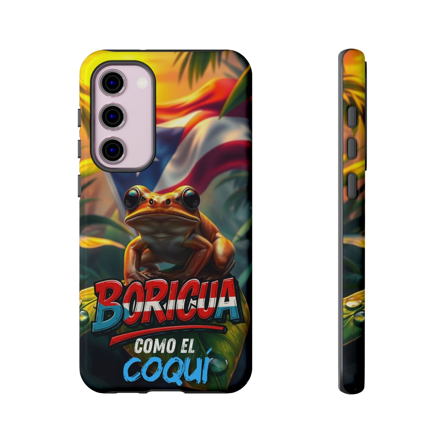 Boricua Coqui Phone Case | Tough Cases | Puerto Rican Pride, Unique Gift, Tropical Vibes, Phone Accessory, Celebration of Culture