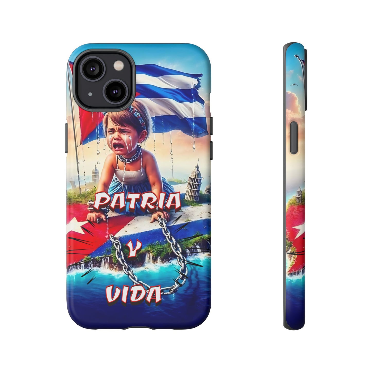 FUNDA DE TELEFONO, CUBA, PATRIA Y VIDA, IPHONE, SAMSUNG