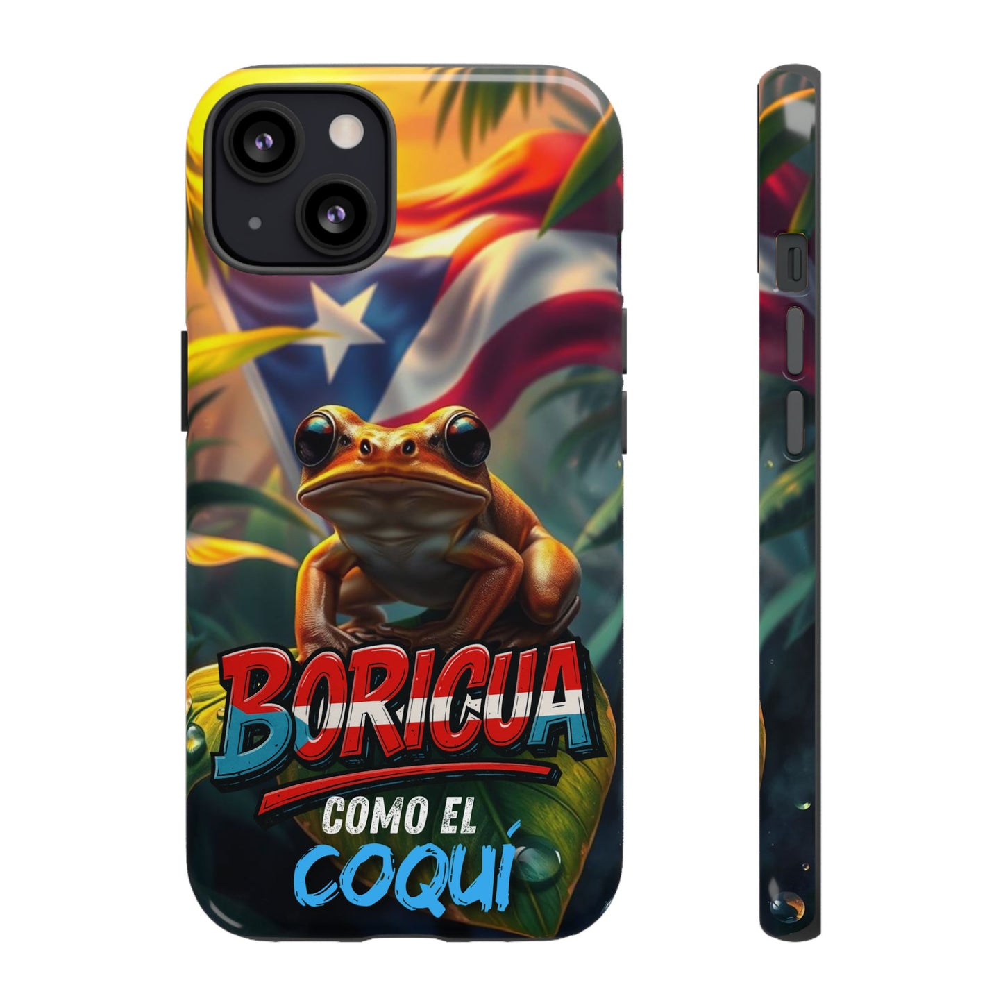 Boricua Coqui Phone Case | Tough Cases | Puerto Rican Pride, Unique Gift, Tropical Vibes, Phone Accessory, Celebration of Culture