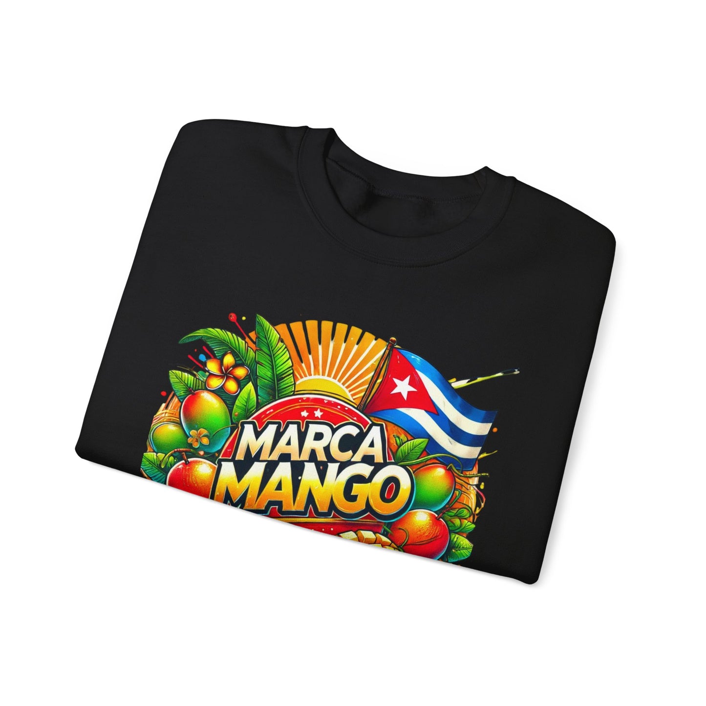 MARCA MANGO, CUBAN, CULTURA,Unisex Heavy Blend™ Crewneck Sweatshirt, ASERE, PARA CUBANOS, REGALOS PARA CUBANOS, AMIGOS CUBANOS, MEJORES AMIGOS CUBANOS, REGALOS