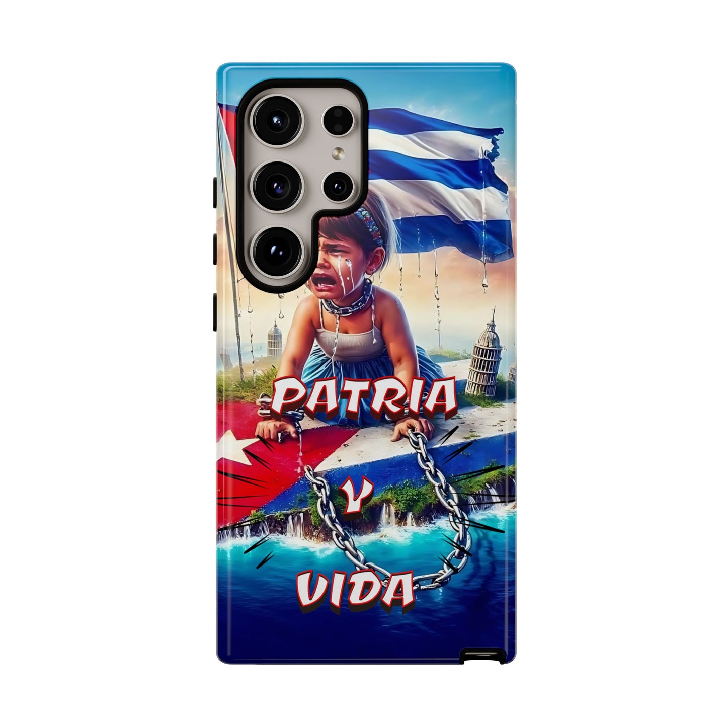 FUNDA DE TELEFONO, CUBA, PATRIA Y VIDA, IPHONE, SAMSUNG