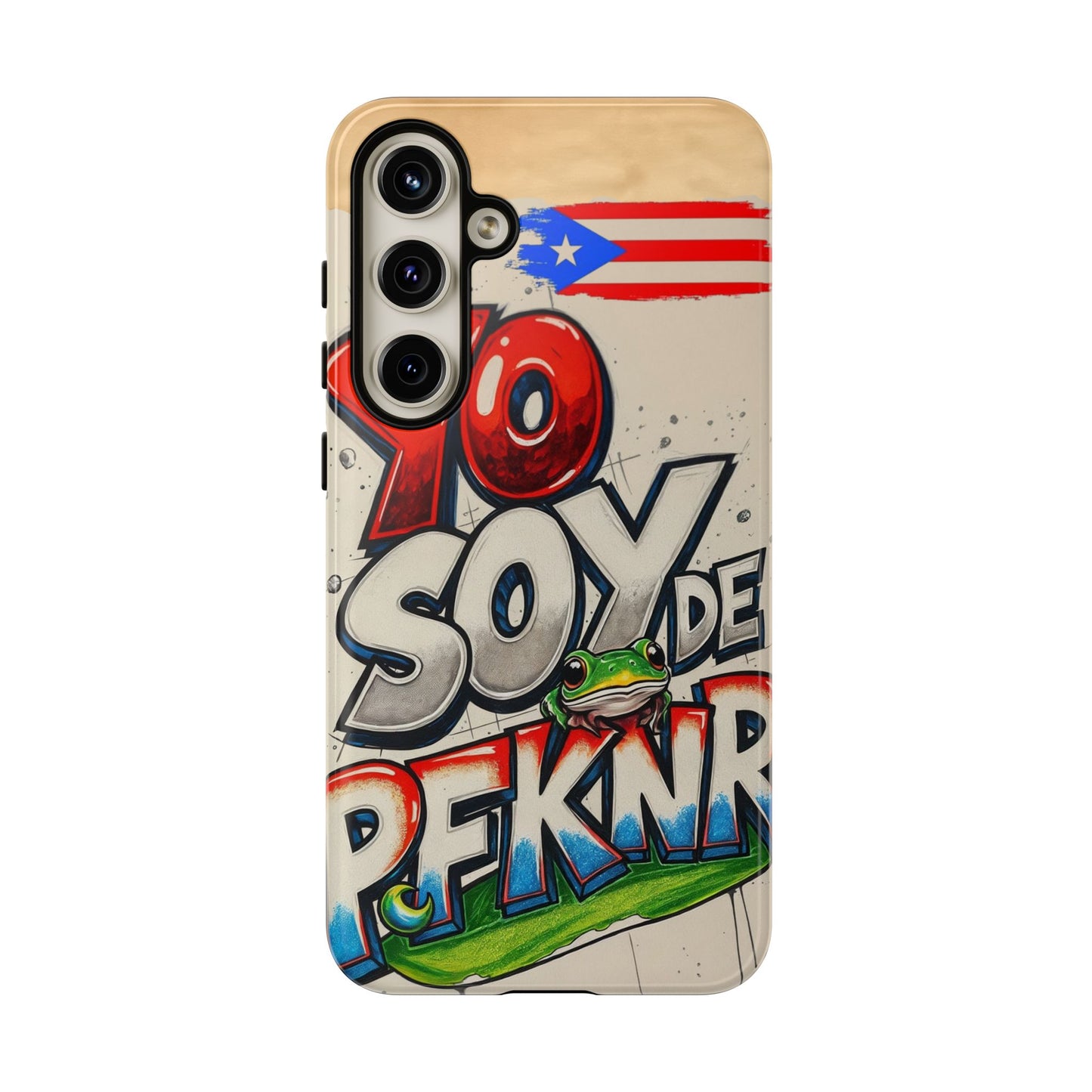 YO SOY DE PFKNR, Cases Phone Case for Unapologetic Style, Gift for Trendsetters, Urban Art Design, Fun Decor for Any Occasion, PUERTO RICO, COQUI