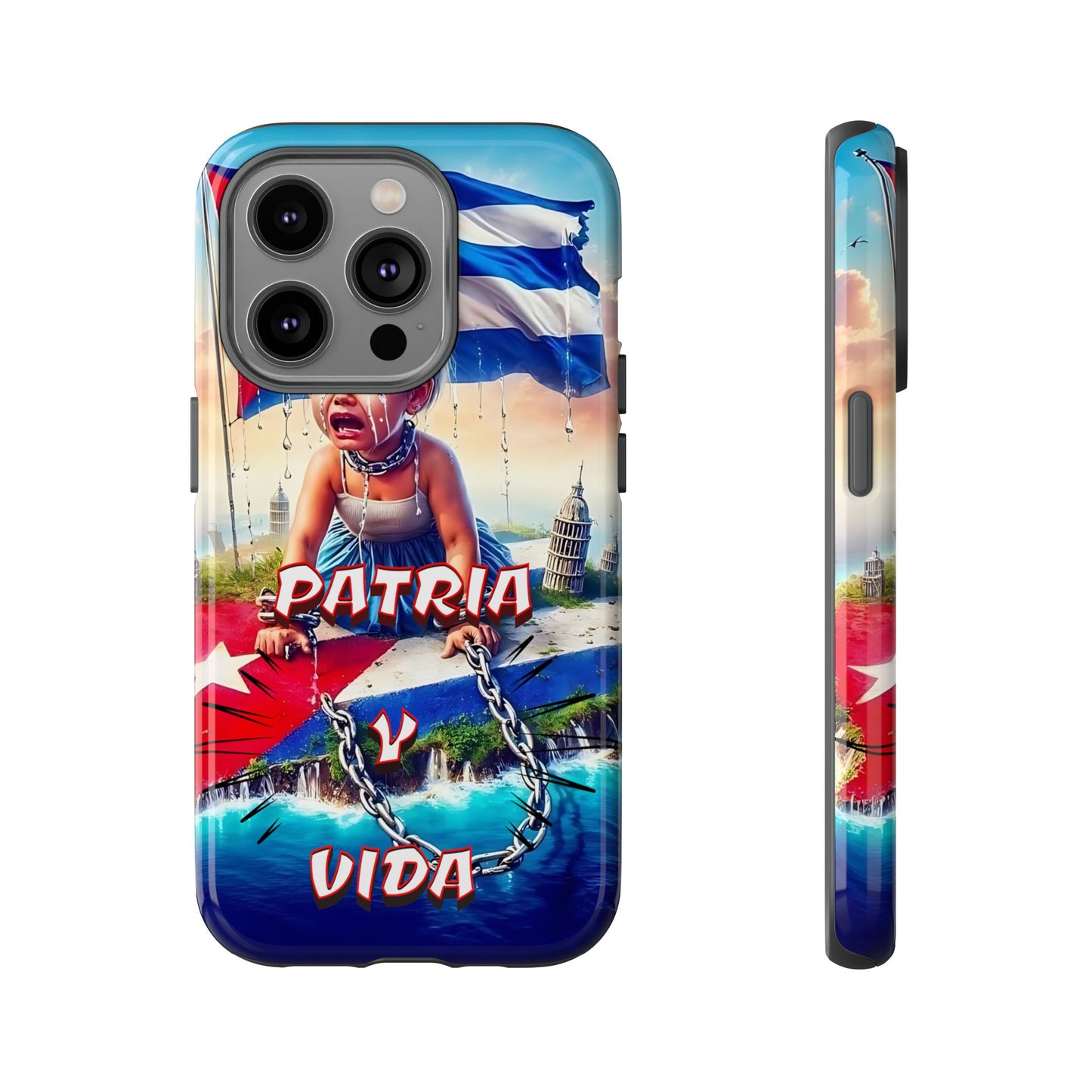 FUNDA DE TELEFONO, CUBA, PATRIA Y VIDA, IPHONE, SAMSUNG