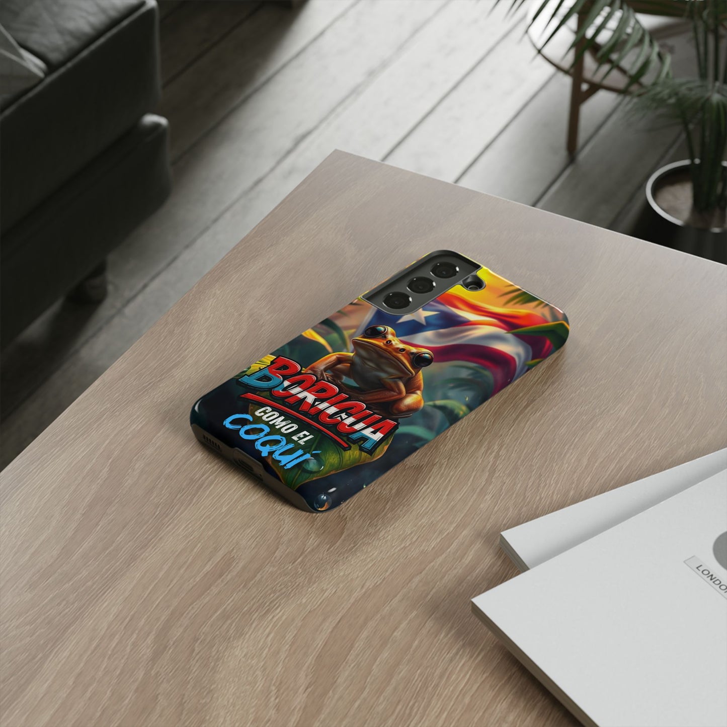 Boricua Coqui Phone Case | Tough Cases | Puerto Rican Pride, Unique Gift, Tropical Vibes, Phone Accessory, Celebration of Culture