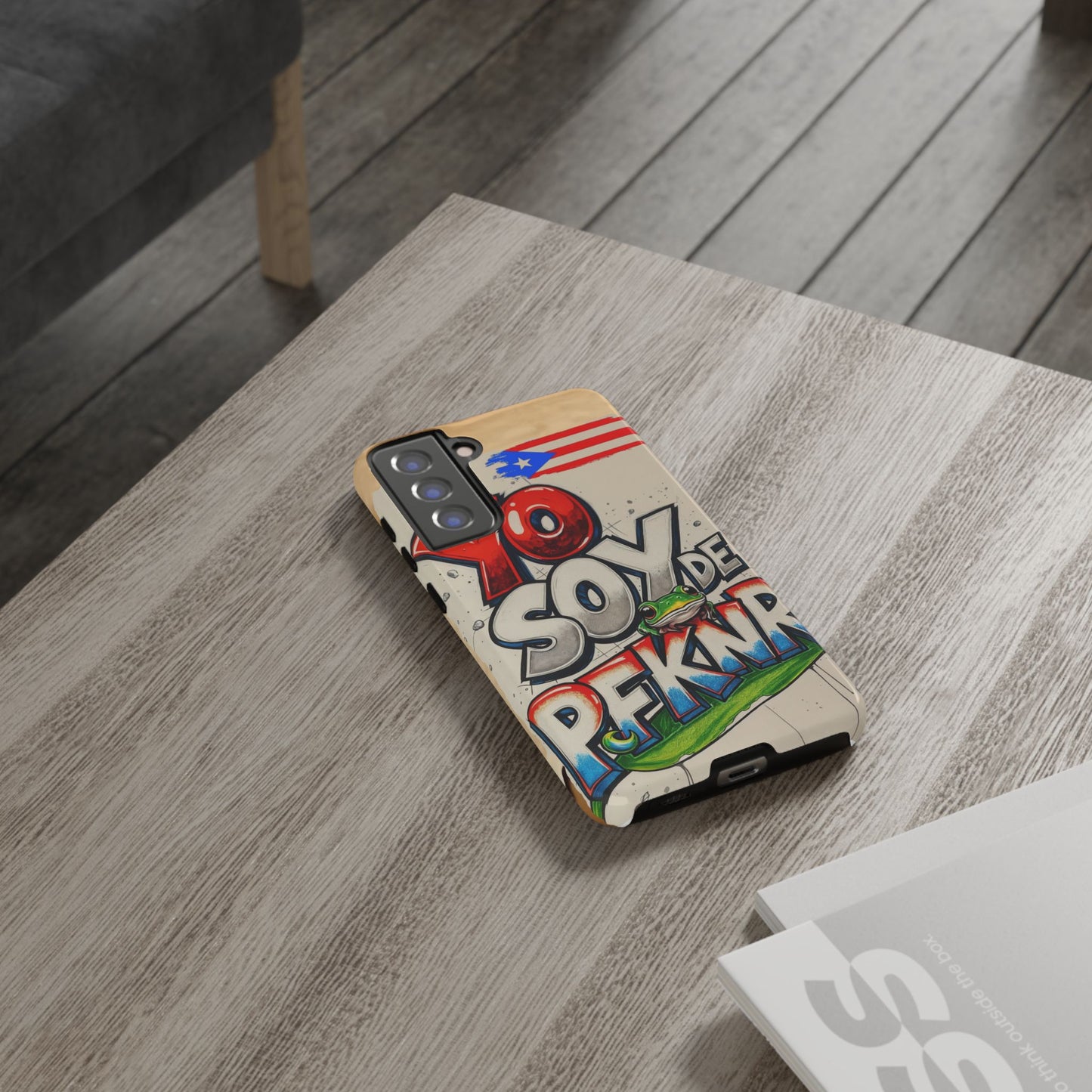 YO SOY DE PFKNR, Cases Phone Case for Unapologetic Style, Gift for Trendsetters, Urban Art Design, Fun Decor for Any Occasion, PUERTO RICO, COQUI