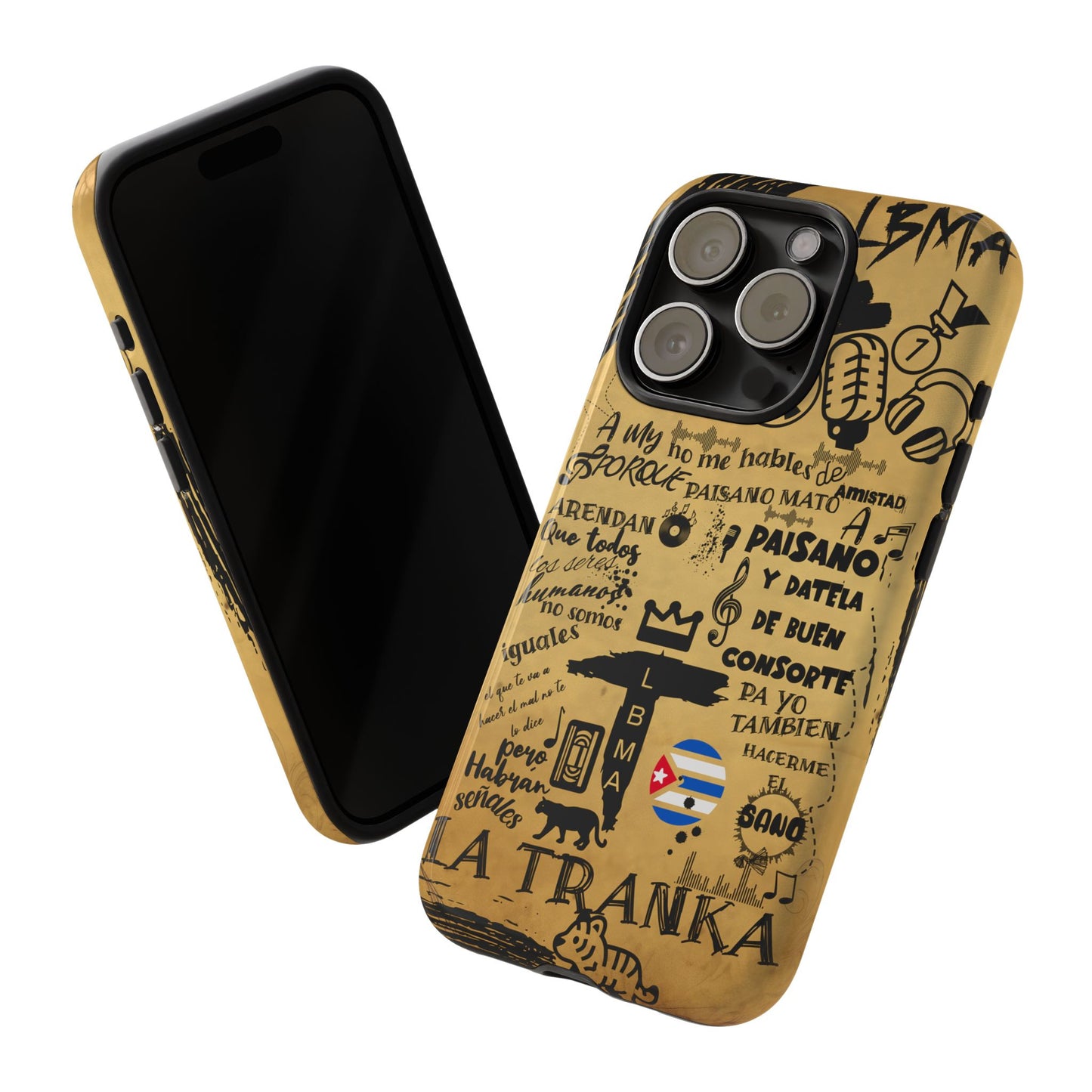 FUNDA PARA TELEFONO, LBMA, TAIGUER, LA TRANKA, ASERE, QUE BOLA,