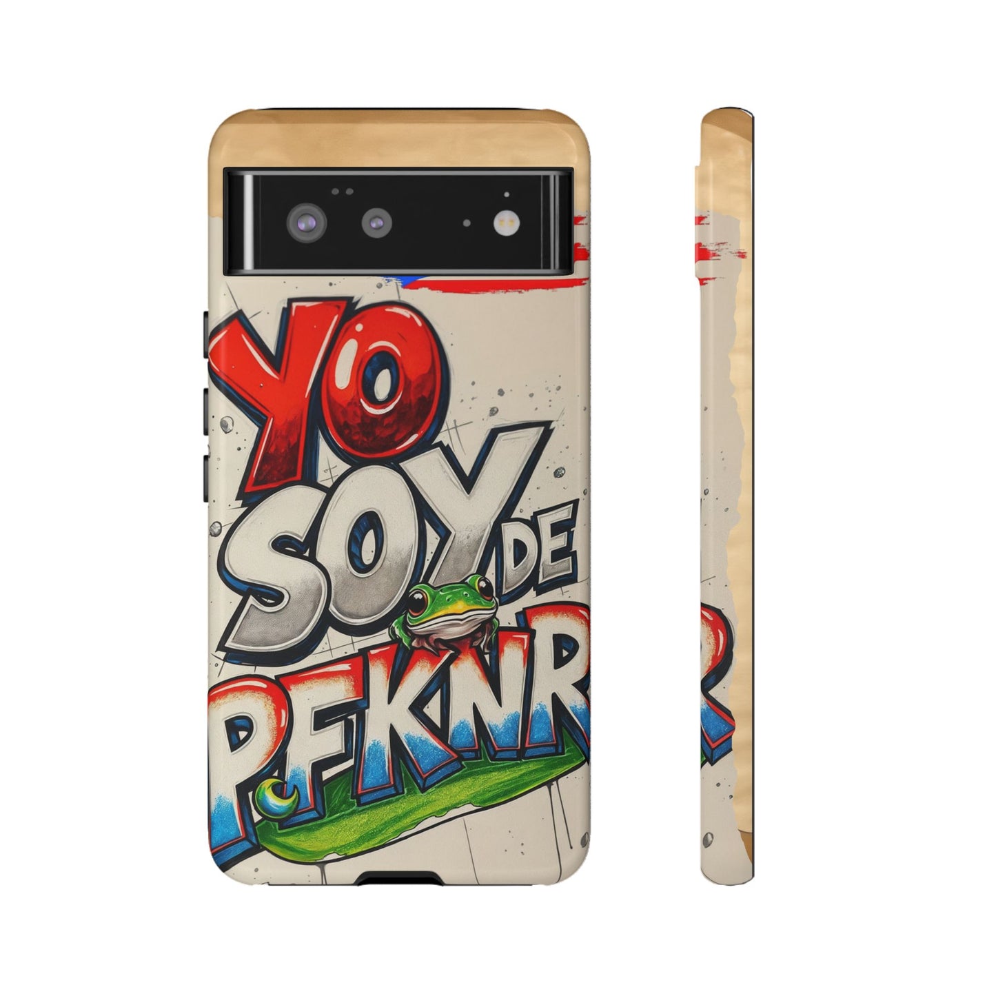 YO SOY DE PFKNR, Cases Phone Case for Unapologetic Style, Gift for Trendsetters, Urban Art Design, Fun Decor for Any Occasion, PUERTO RICO, COQUI