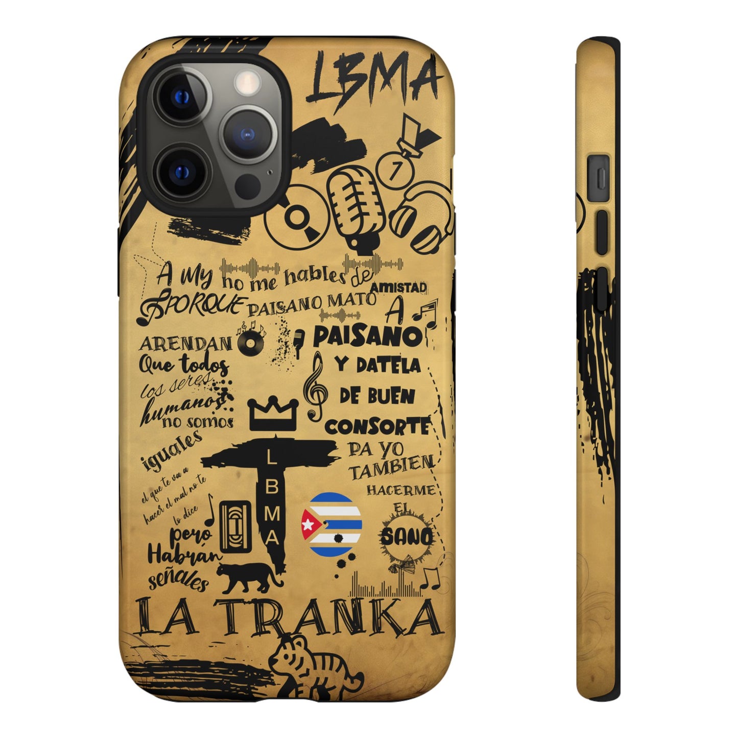 FUNDA PARA TELEFONO, LBMA, TAIGUER, LA TRANKA, ASERE, QUE BOLA,