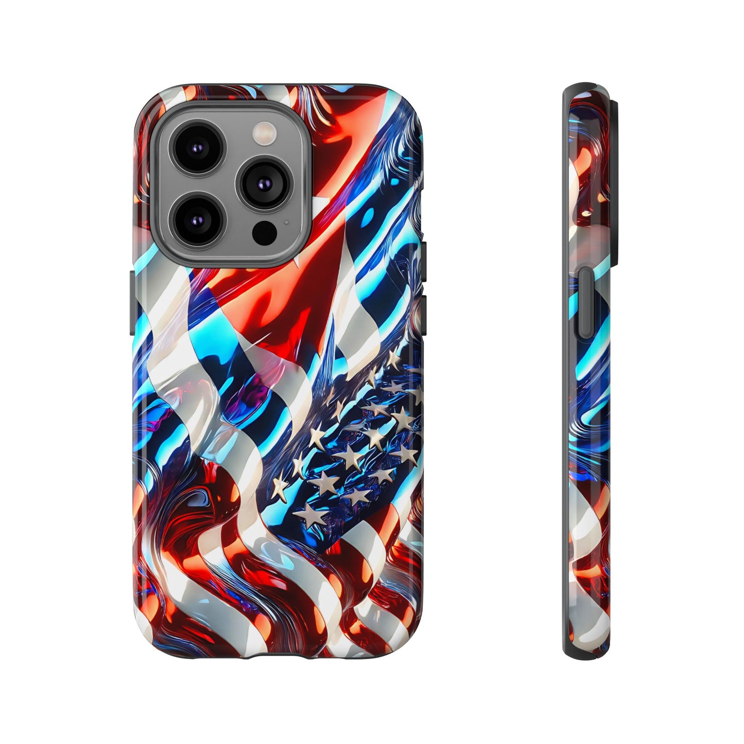 FUNDA PARA TELEFONO BANDERA DE CUBA Y ESTADOS UNIDOS, BRILLO CALIDADI, ASERE