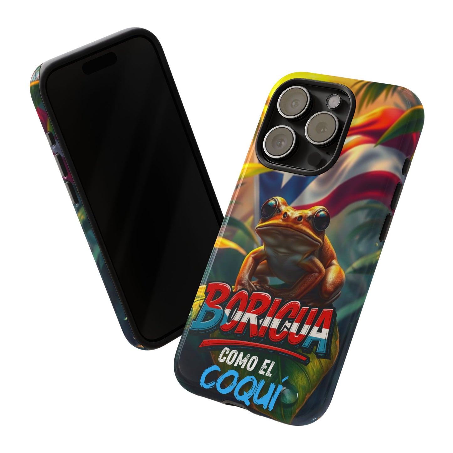 Boricua Coqui Phone Case | Tough Cases | Puerto Rican Pride, Unique Gift, Tropical Vibes, Phone Accessory, Celebration of Culture