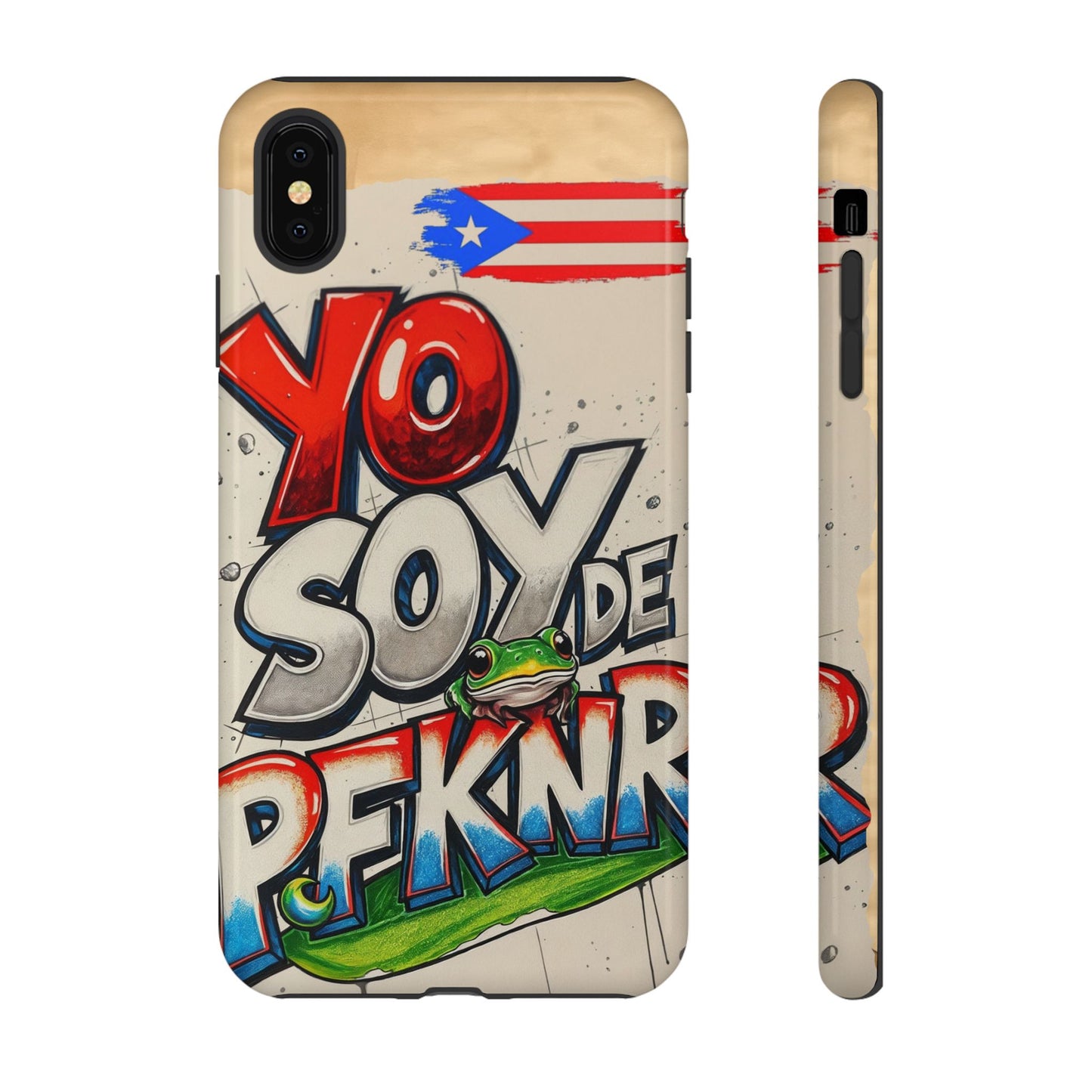 YO SOY DE PFKNR, Cases Phone Case for Unapologetic Style, Gift for Trendsetters, Urban Art Design, Fun Decor for Any Occasion, PUERTO RICO, COQUI