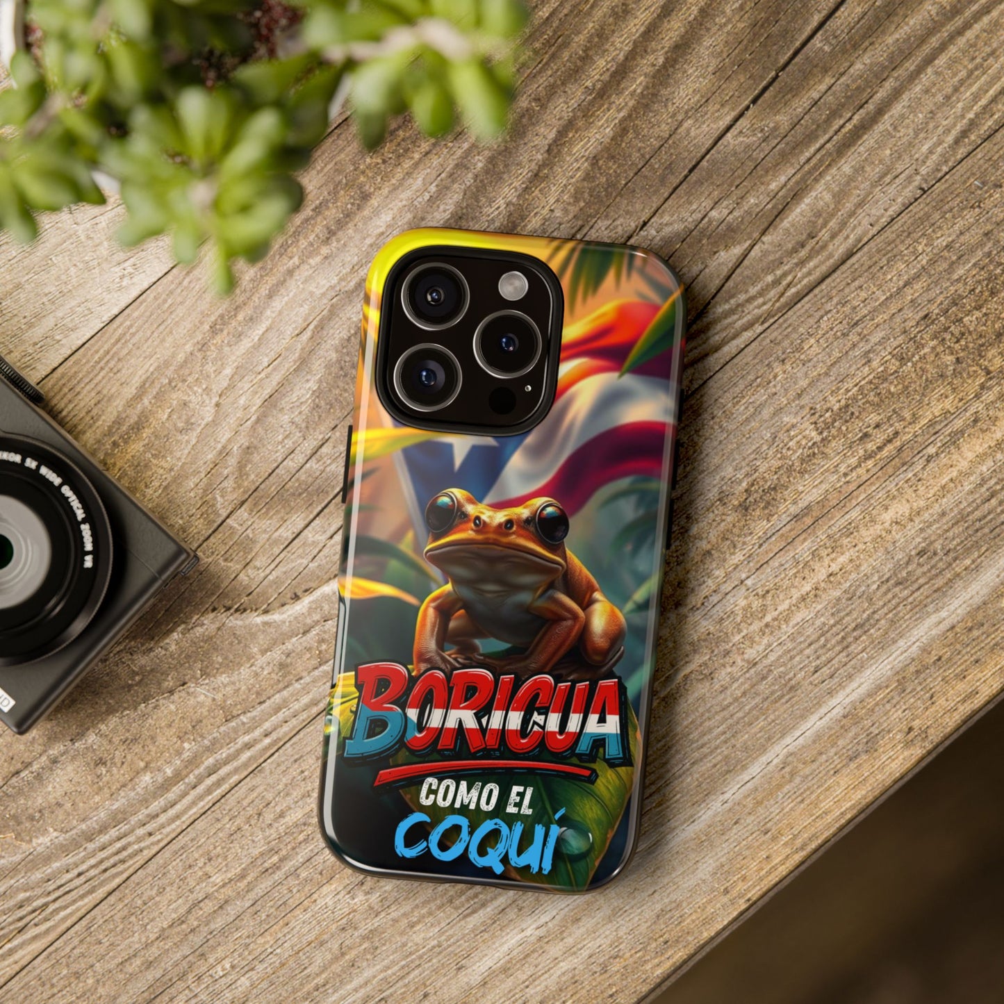 Boricua Coqui Phone Case | Tough Cases | Puerto Rican Pride, Unique Gift, Tropical Vibes, Phone Accessory, Celebration of Culture