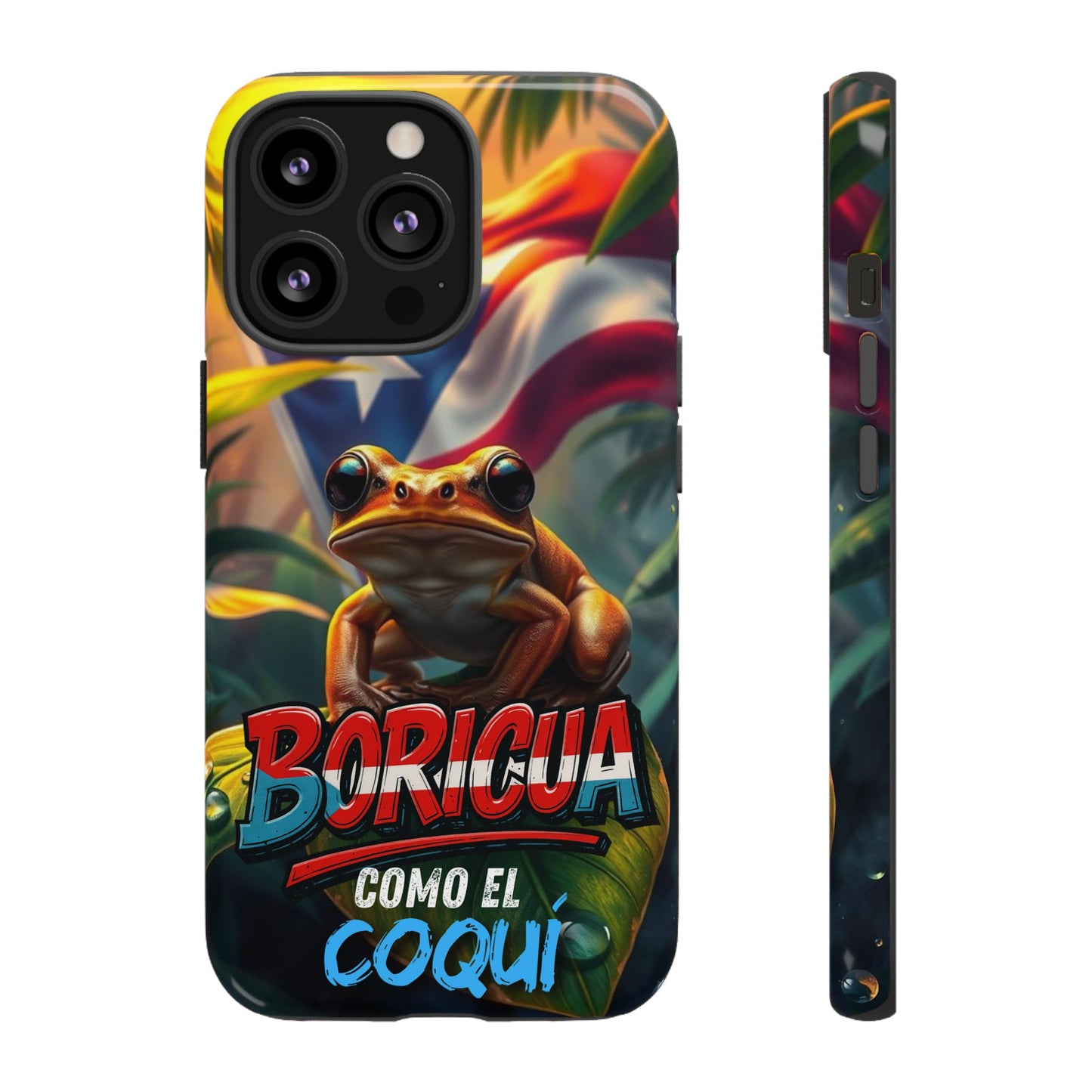 Boricua Coqui Phone Case | Tough Cases | Puerto Rican Pride, Unique Gift, Tropical Vibes, Phone Accessory, Celebration of Culture