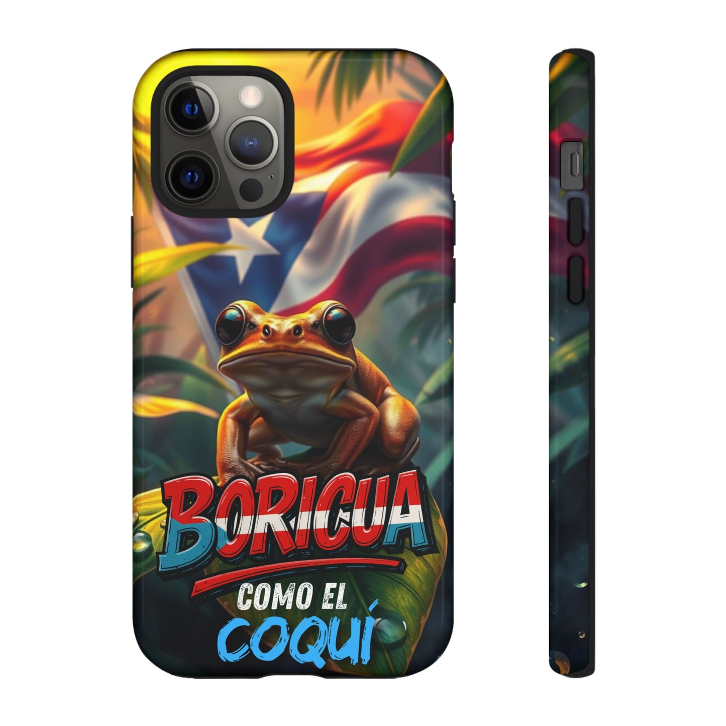 Boricua Coqui Phone Case | Tough Cases | Puerto Rican Pride, Unique Gift, Tropical Vibes, Phone Accessory, Celebration of Culture
