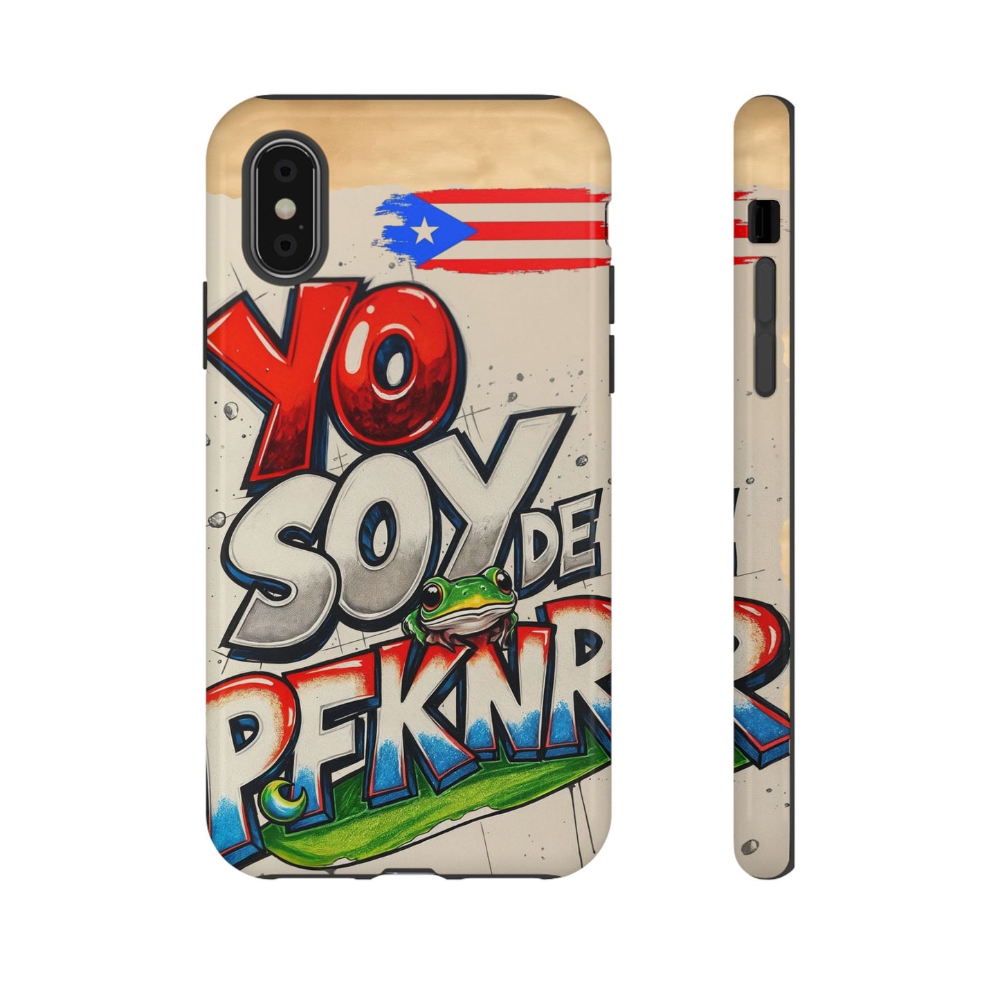 YO SOY DE PFKNR, Cases Phone Case for Unapologetic Style, Gift for Trendsetters, Urban Art Design, Fun Decor for Any Occasion, PUERTO RICO, COQUI