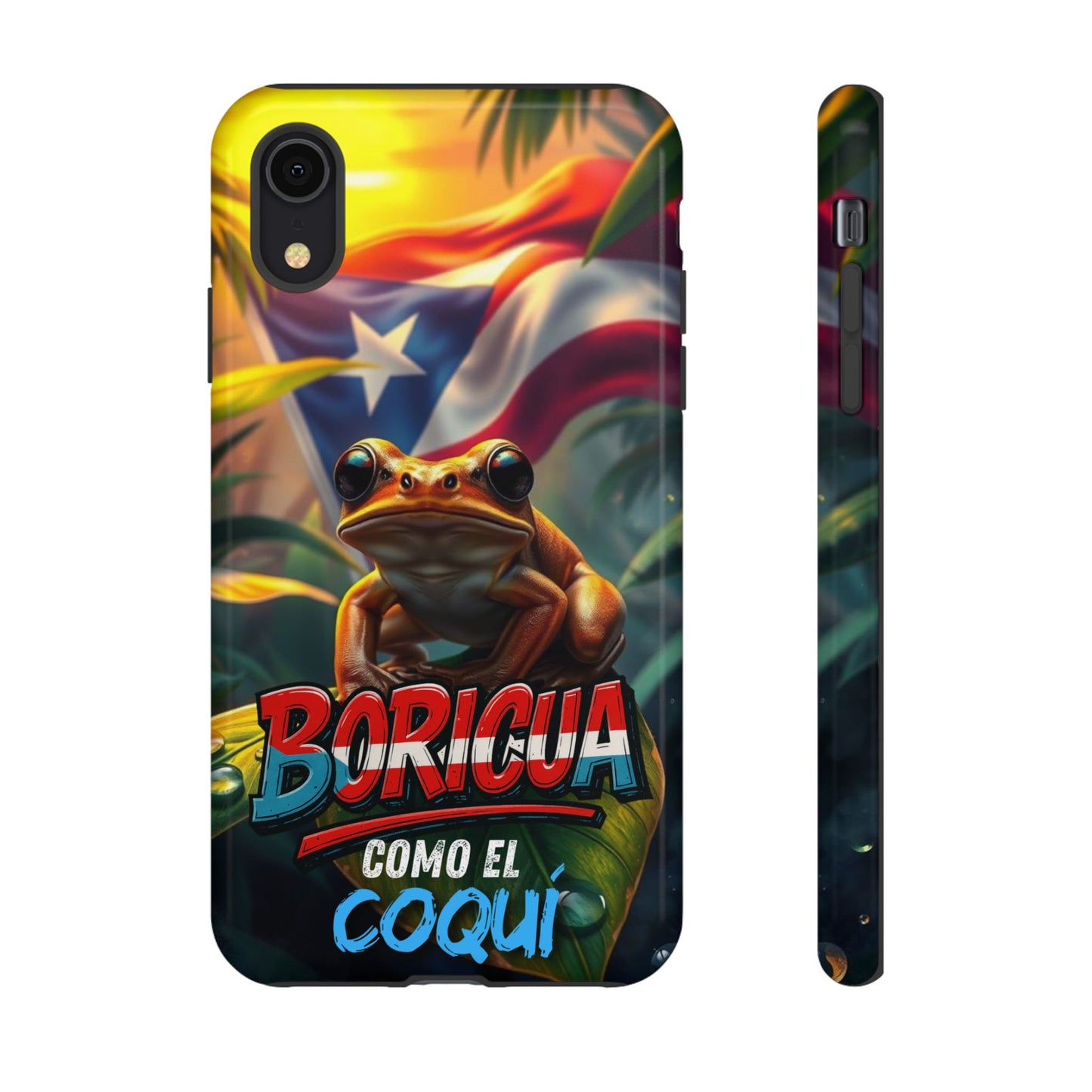 Boricua Coqui Phone Case | Tough Cases | Puerto Rican Pride, Unique Gift, Tropical Vibes, Phone Accessory, Celebration of Culture
