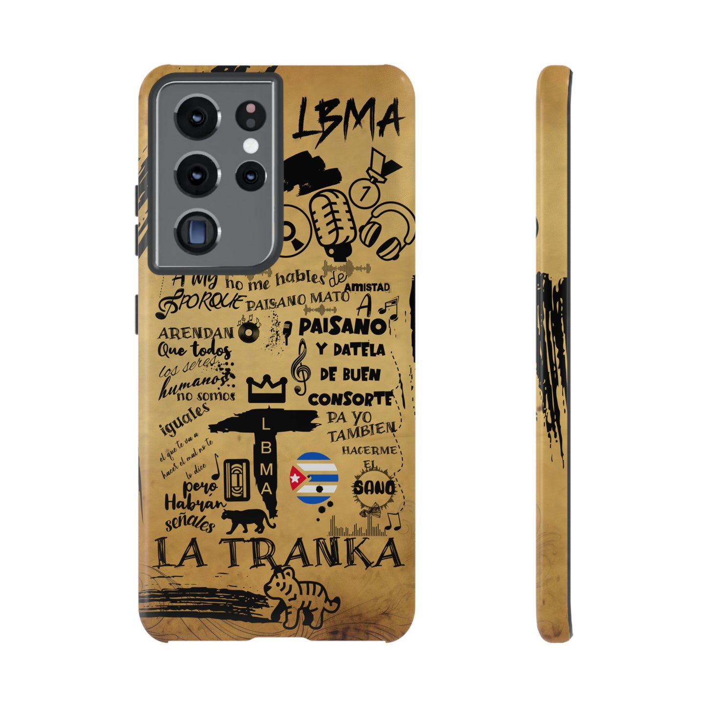 FUNDA PARA TELEFONO, LBMA, TAIGUER, LA TRANKA, ASERE, QUE BOLA,